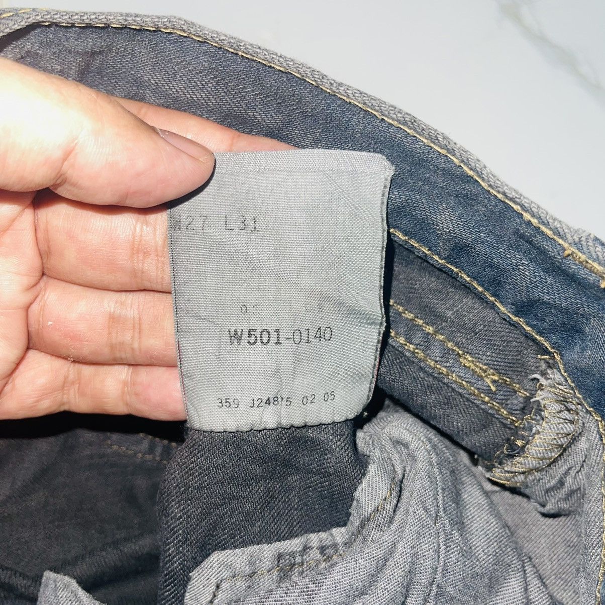 Levi's × Vintage Vintage Levi's 501 Charcoal Denim Jeans 27x31 Size US 27 - 5 Thumbnail