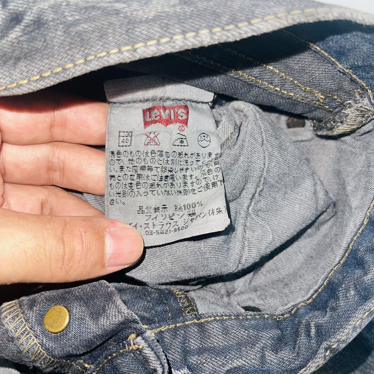 Levi's × Vintage Vintage Levi's 501 Charcoal Denim Jeans 27x31 Size US 27 - 4 Thumbnail