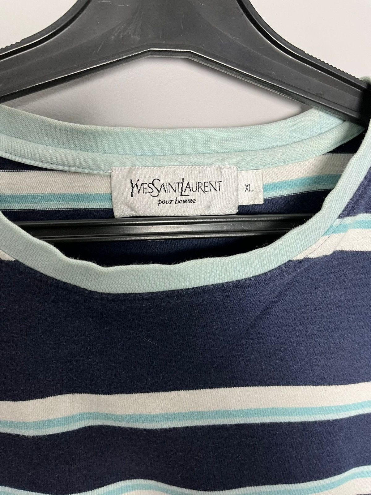 Yves Saint Laurent Yves saint Laurent tshirt logo Size US XL / EU 56 / 4 - 2 Thumbnail