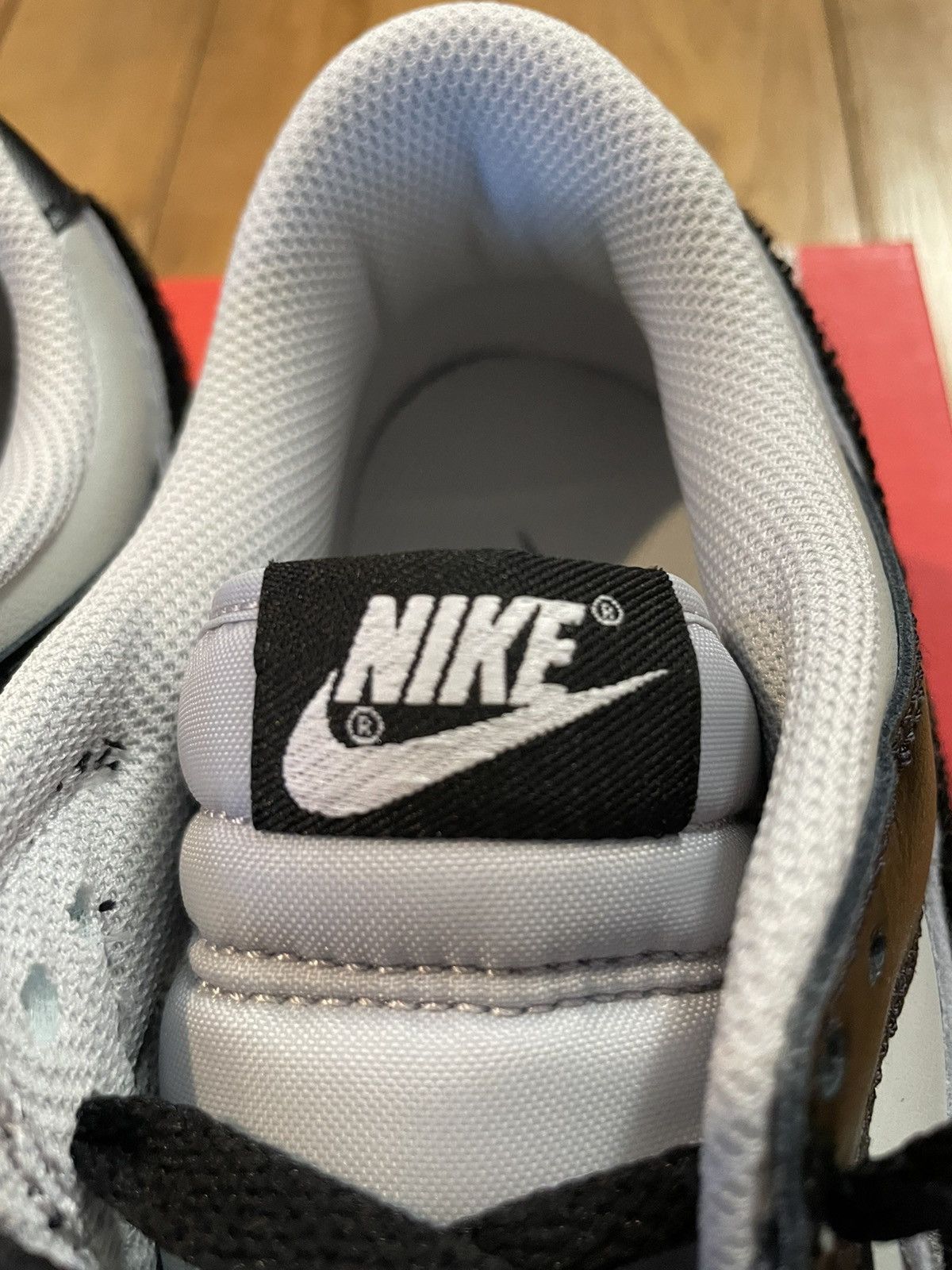 Nike Nike Dunk Low Chenille Swoosh Black Grey Size US 9 / EU 42 - 7 Thumbnail