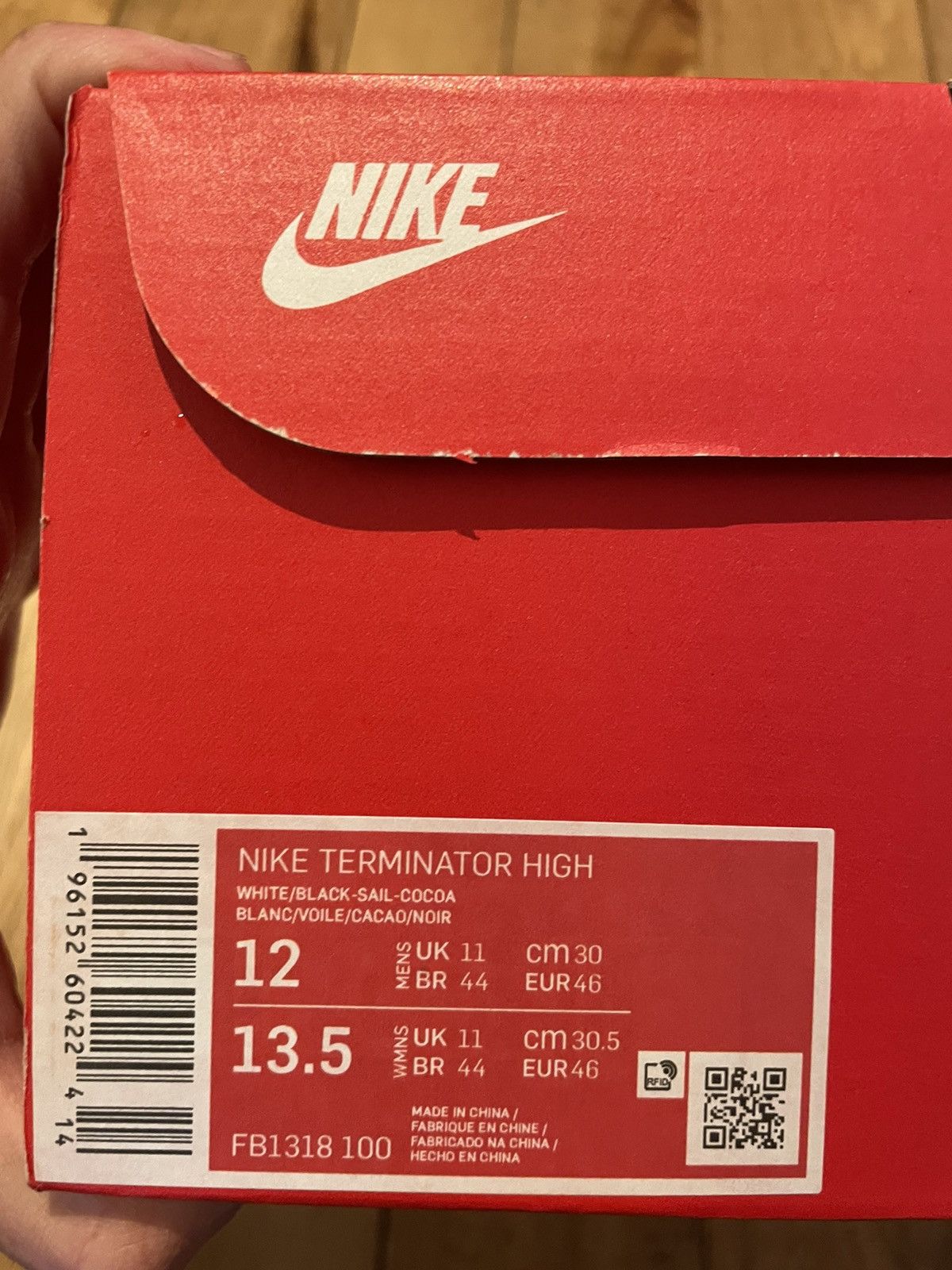 Nike Nike Terminator High Cocoa Snake 2022 Size US 12 / EU 45 - 11 Thumbnail