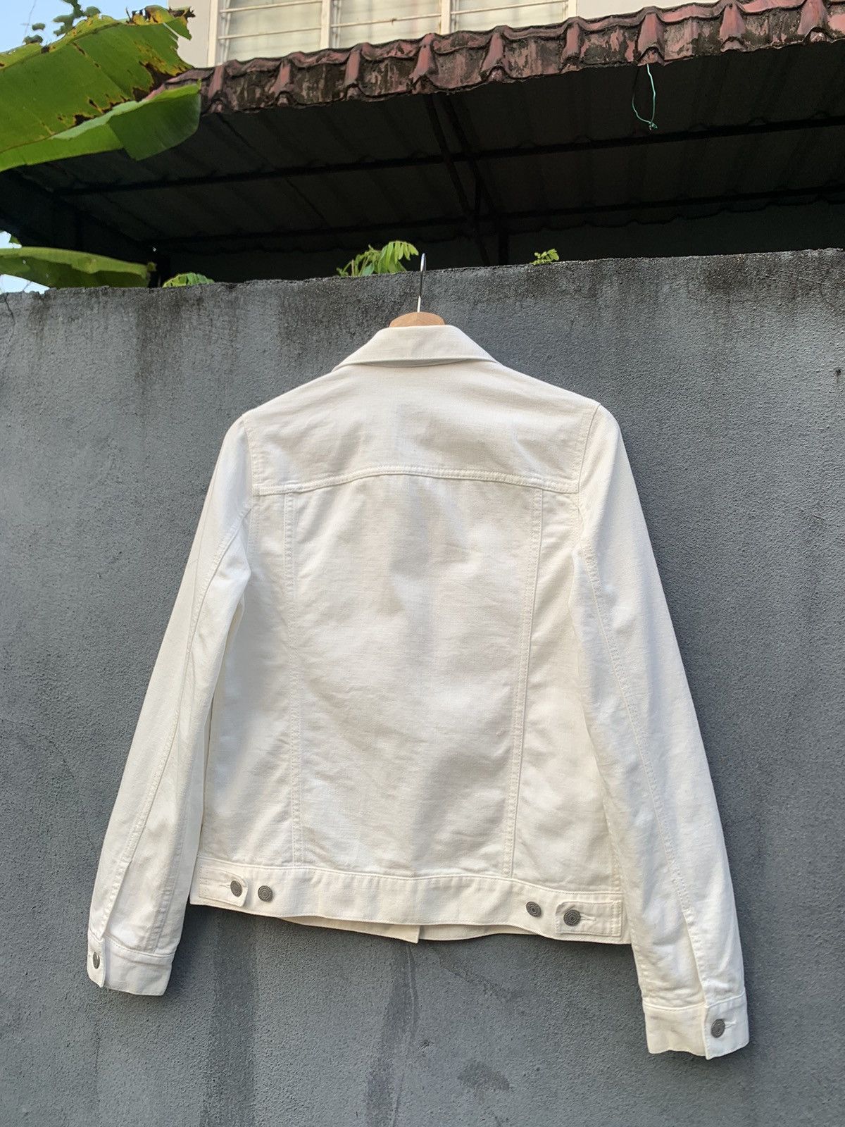 Uniqlo 👹Uniqlo White Trucker Jacket Size US XS / EU 42 / 0 - 11 Thumbnail