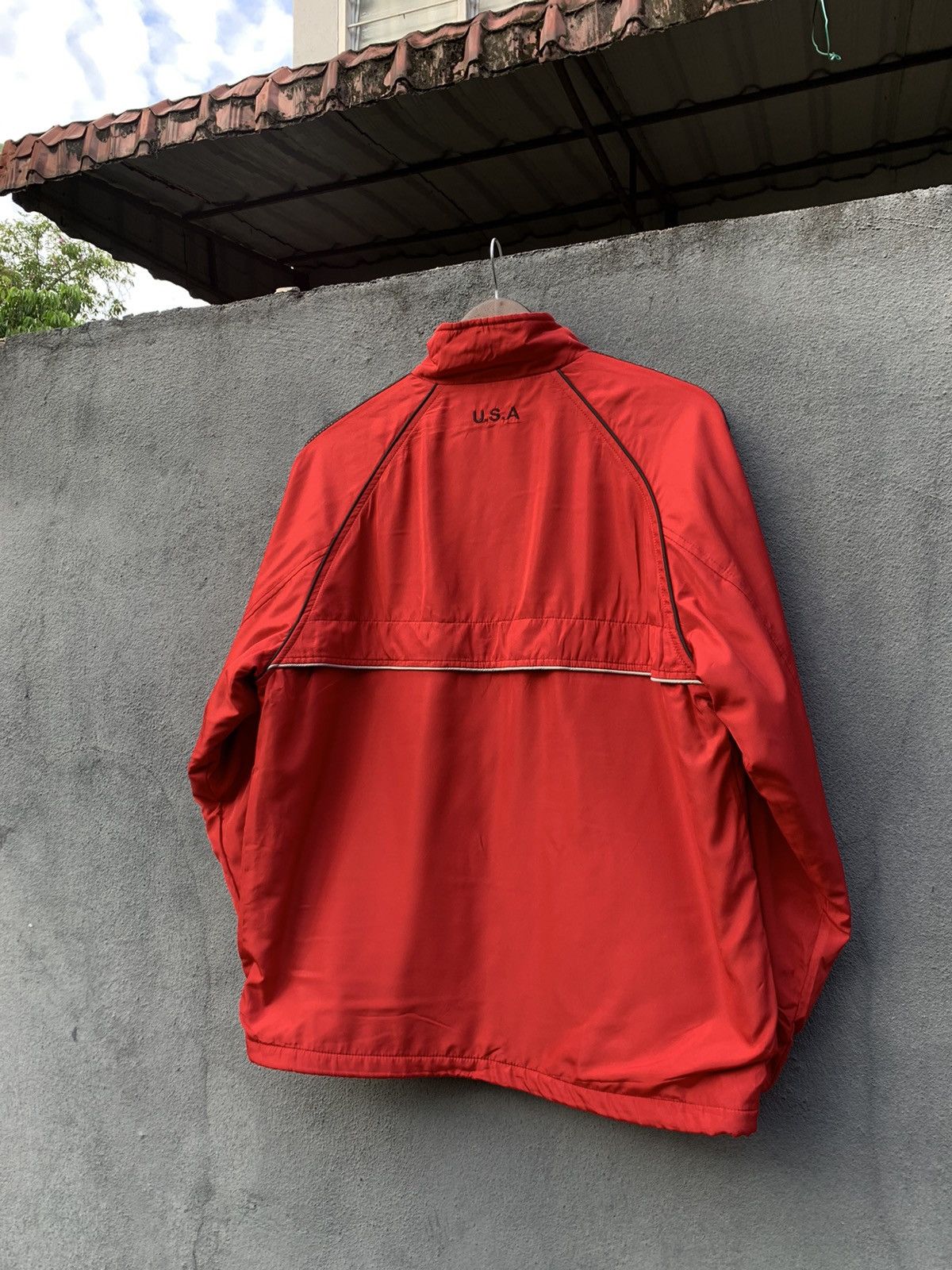 Japanese Brand 👹FIRST DOWN USA Beautiful Red Outdoor Jacket Size US L / EU 52-54 / 3 - 9 Thumbnail
