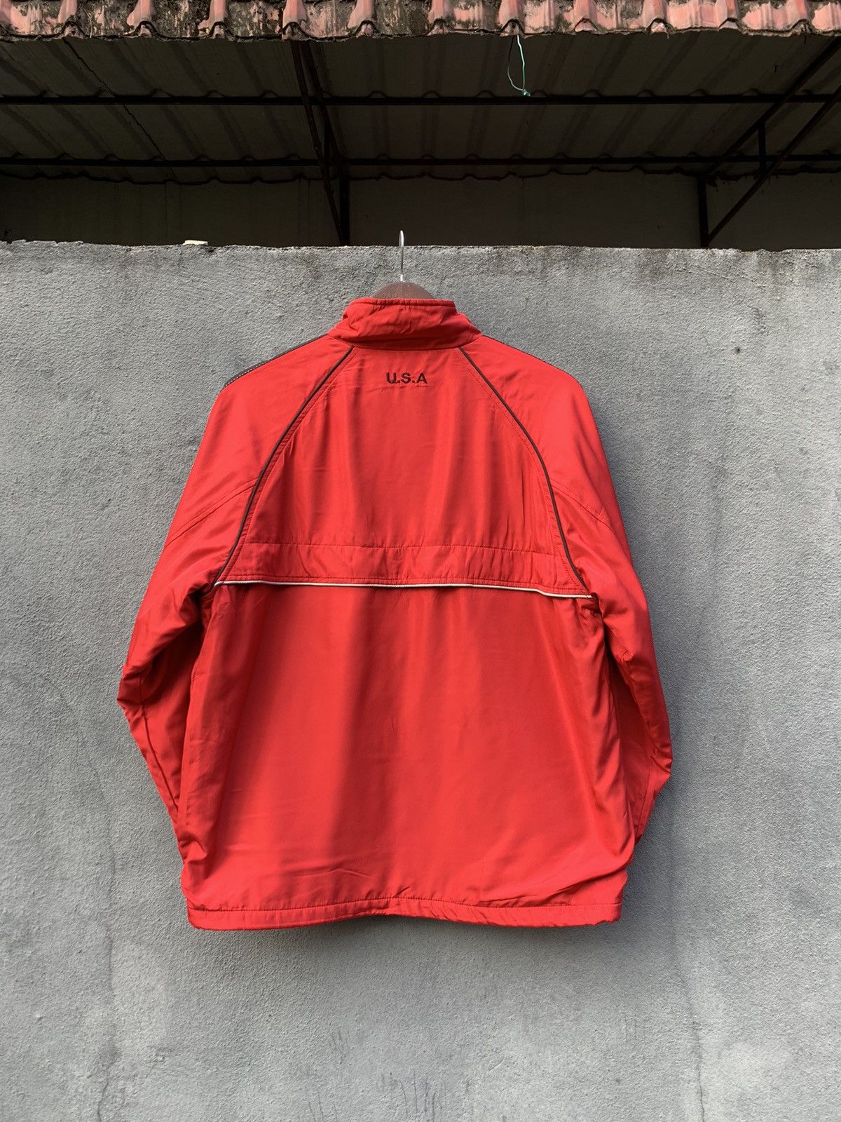 Japanese Brand 👹FIRST DOWN USA Beautiful Red Outdoor Jacket Size US L / EU 52-54 / 3 - 10 Thumbnail