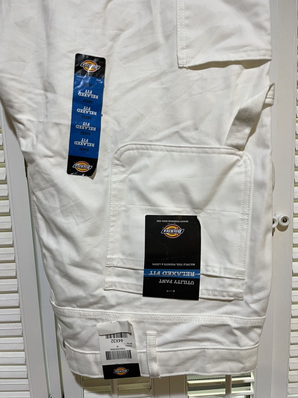 Vintage Duck Canvas Dickies White Carpenter Pants Size US XXL / EU 58 / 5 - 3 Thumbnail