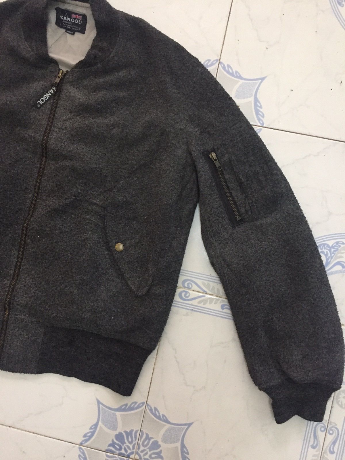 Kangol Kangol England Bomber Style Jacket Size US M / EU 48-50 / 2 - 2 Thumbnail