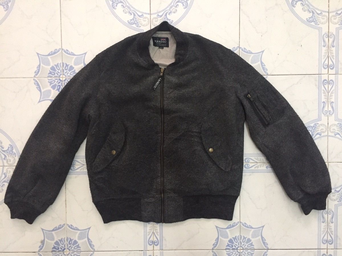 image of Kangol England Bomber Style Jacket, Men's (Size Medium)