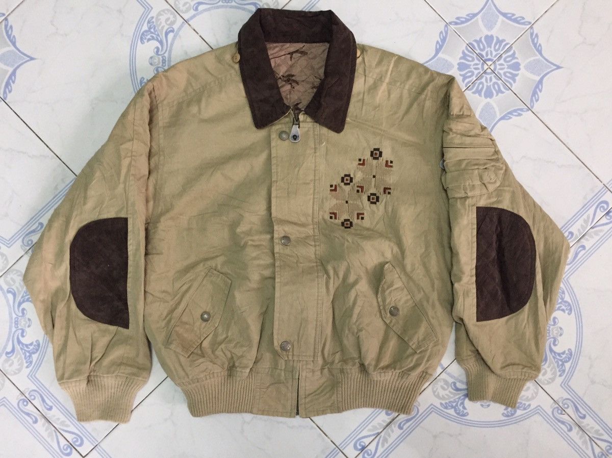 Japanese Brand Move Up Art Bomber Style Jacket Size US M / EU 48-50 / 2 - 1 Thumbnail