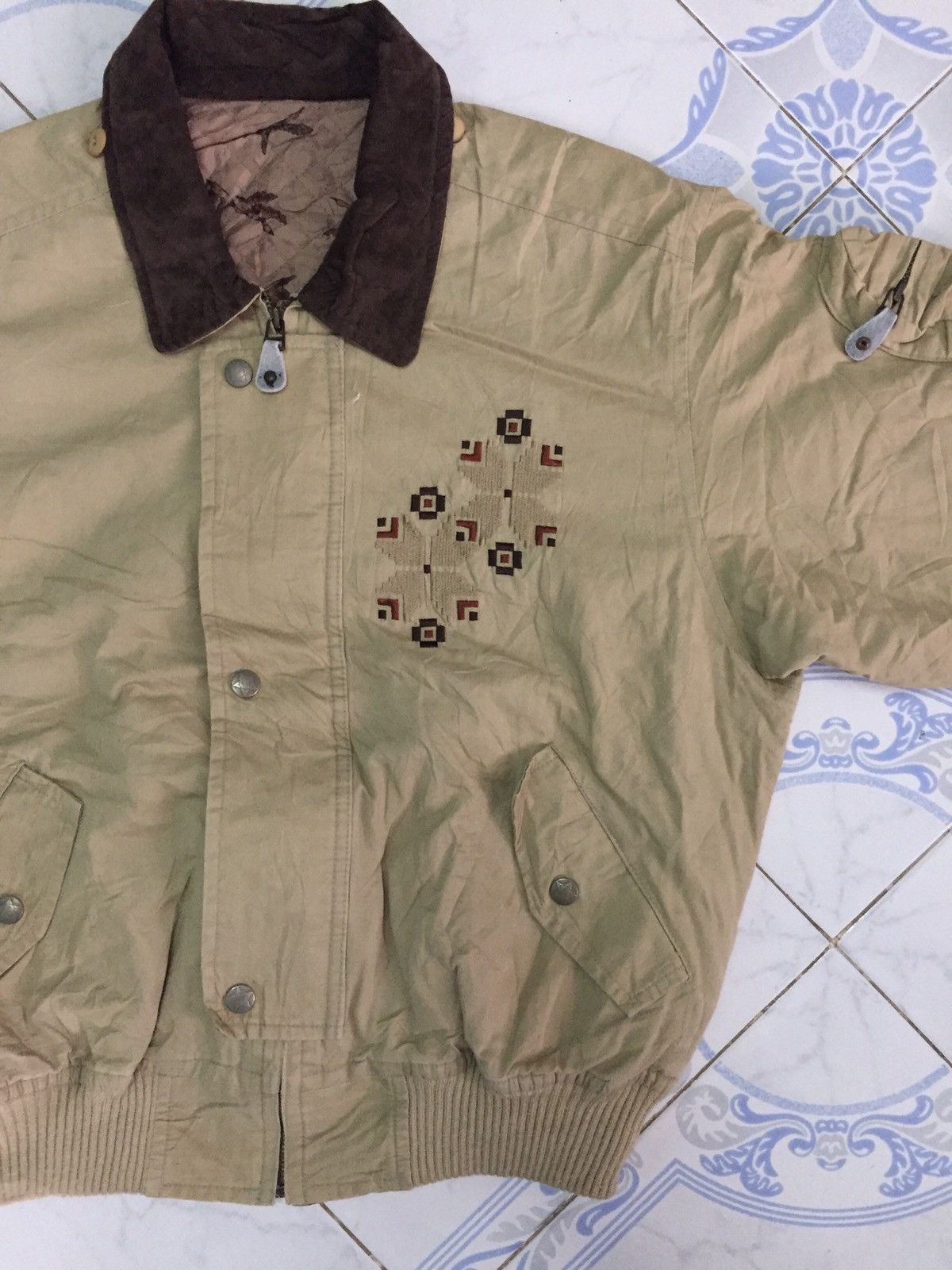 Japanese Brand Move Up Art Bomber Style Jacket Size US M / EU 48-50 / 2 - 4 Thumbnail