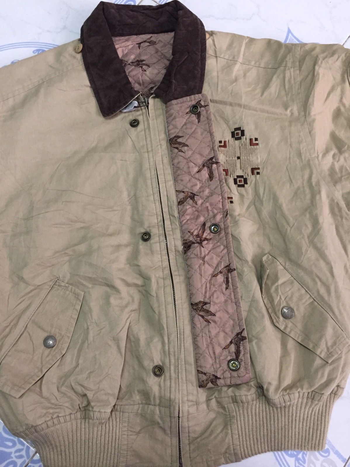 Japanese Brand Move Up Art Bomber Style Jacket Size US M / EU 48-50 / 2 - 14 Thumbnail