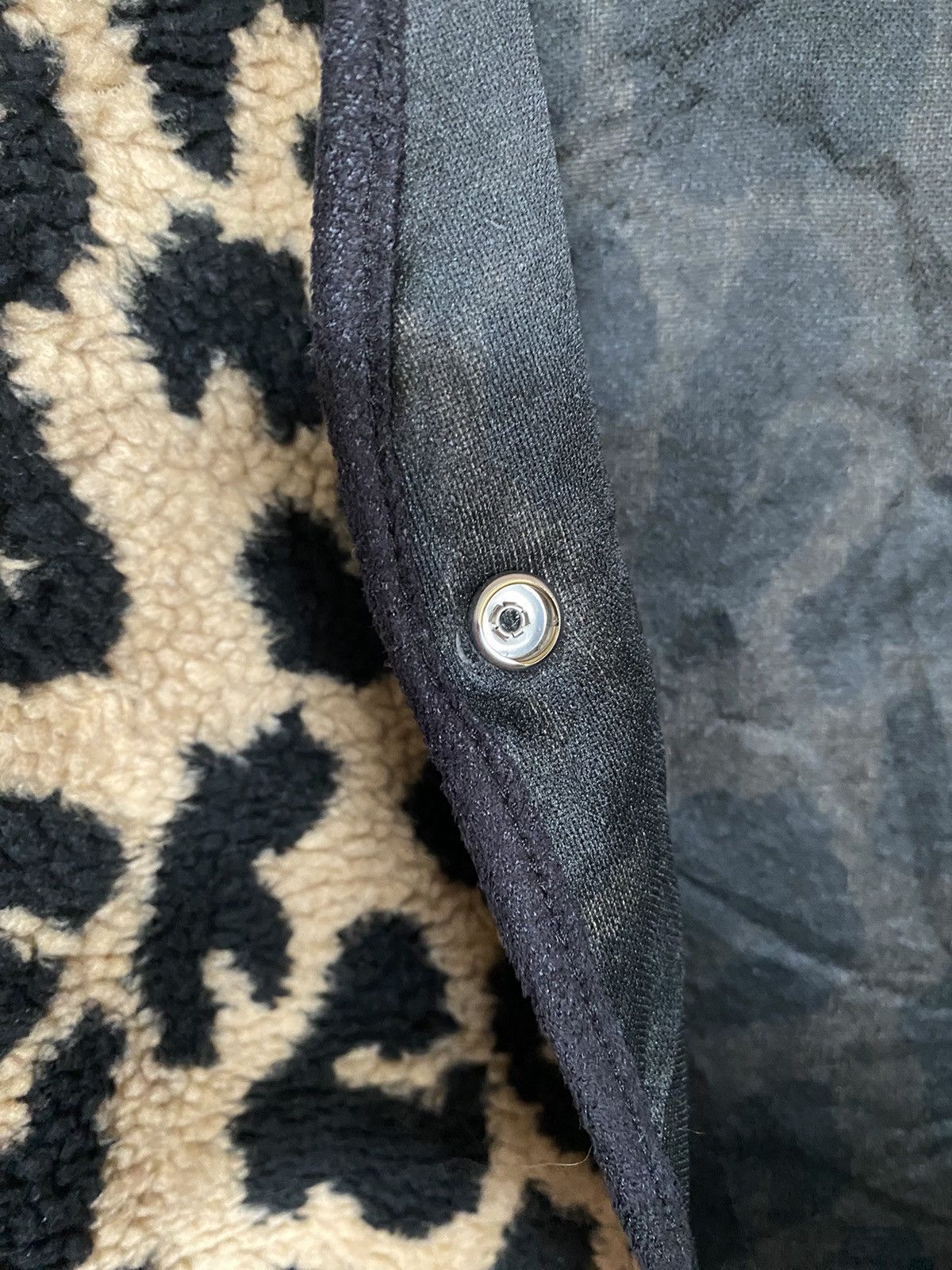 Seditionaries Japanese Brand Deep Pile Leopard Cardigan Size XL / US 12-14 / IT 48-50 - 7 Thumbnail