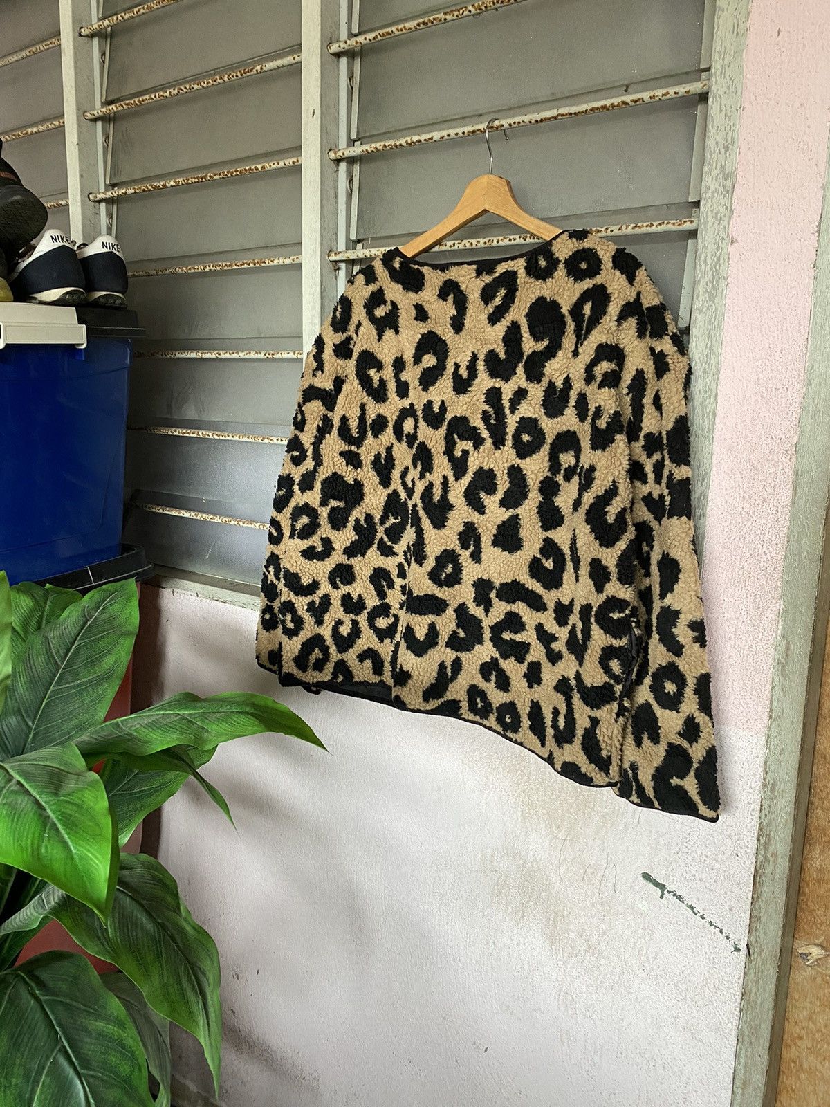 Seditionaries Japanese Brand Deep Pile Leopard Cardigan Size XL / US 12-14 / IT 48-50 - 2 Thumbnail