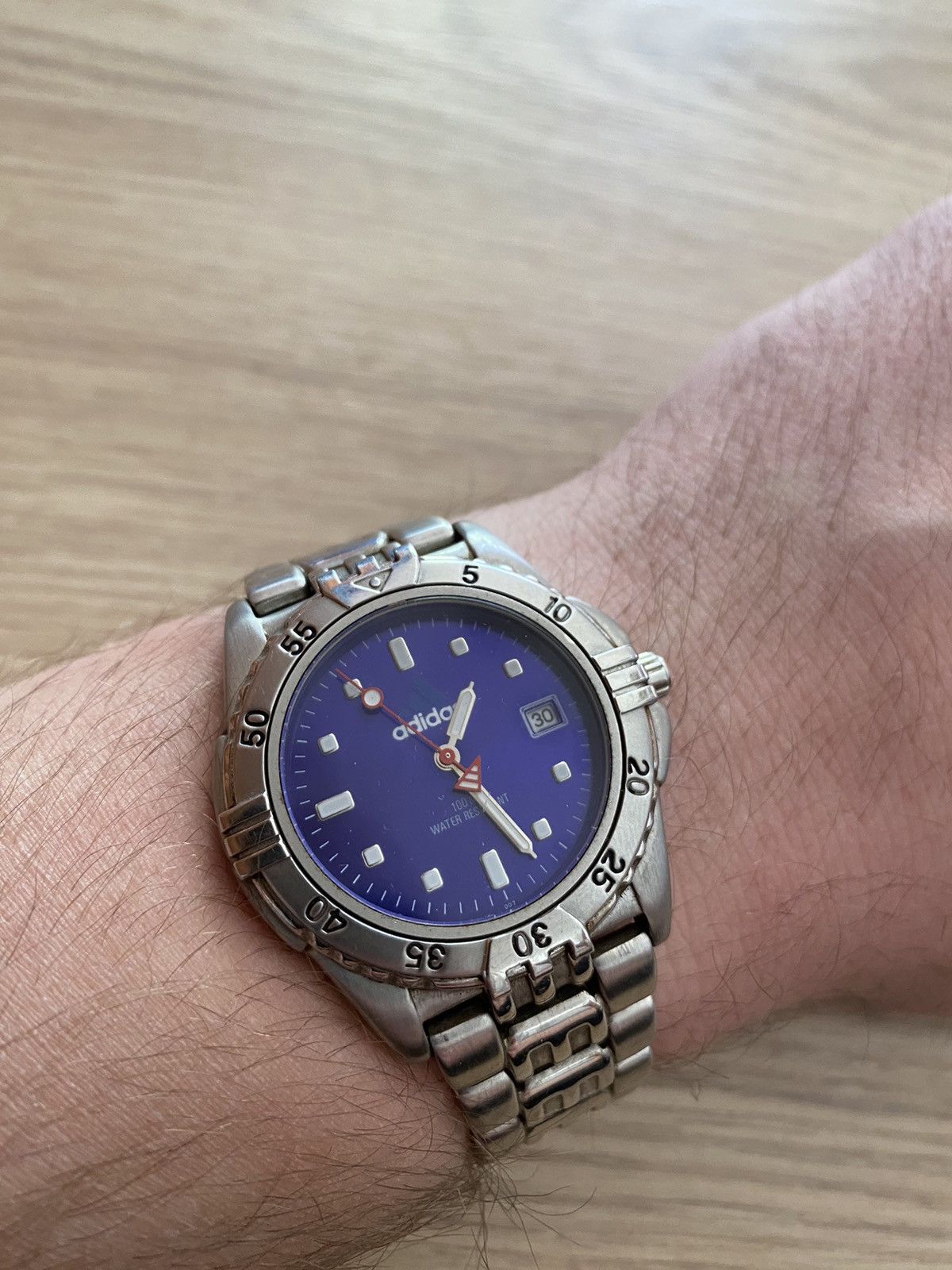 Adidas × Vintage Vintage Adidas Quartz Water Resistant 100M YK2 Watch Size ONE SIZE - 2 Thumbnail