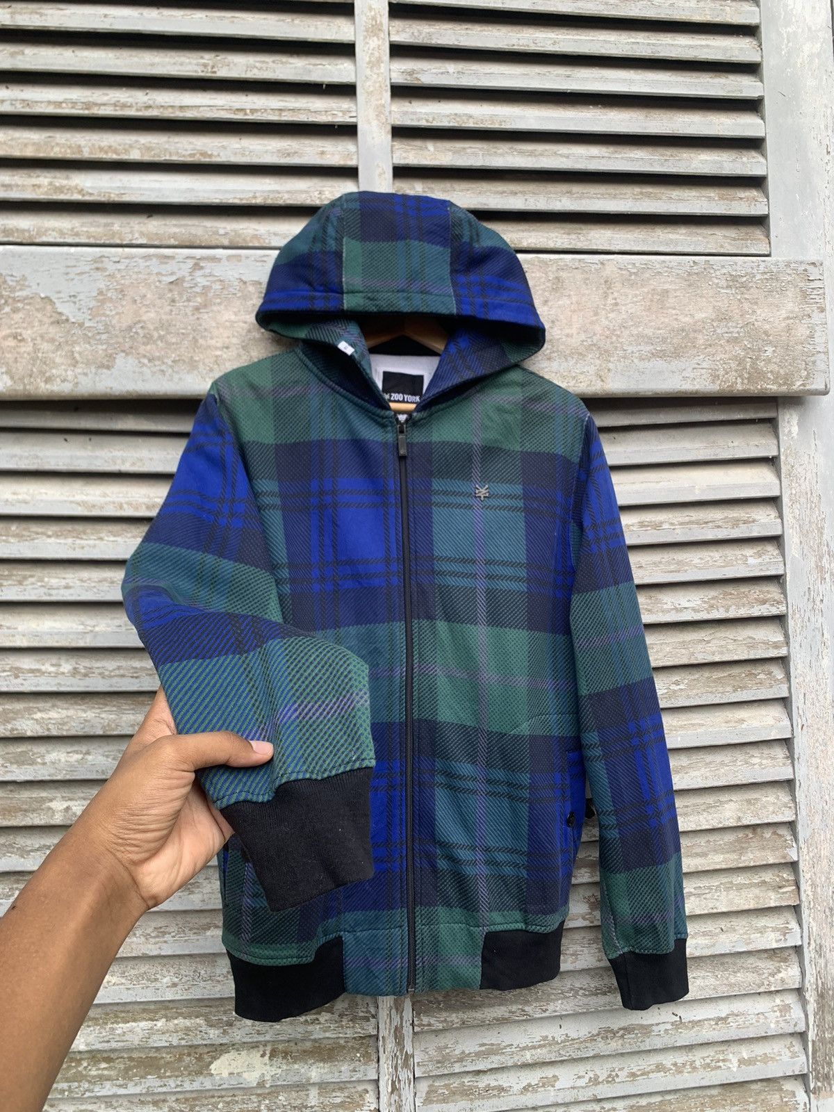 Zoo York Vintage Zoo york Flannels Design Zipper Hoodie Size US M / EU 48-50 / 2 - 6 Thumbnail