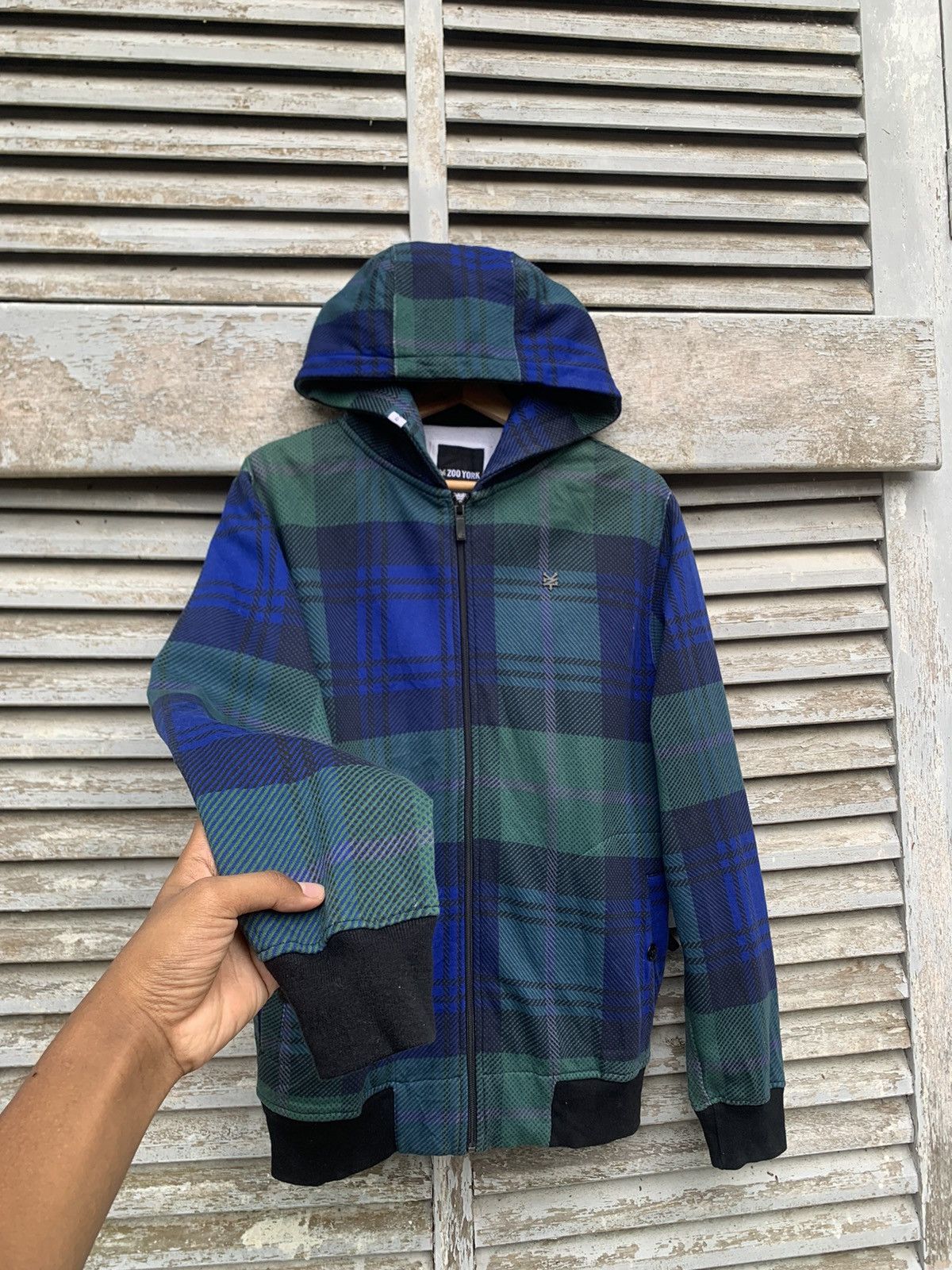 Zoo York Vintage Zoo york Flannels Design Zipper Hoodie Size US M / EU 48-50 / 2 - 7 Thumbnail