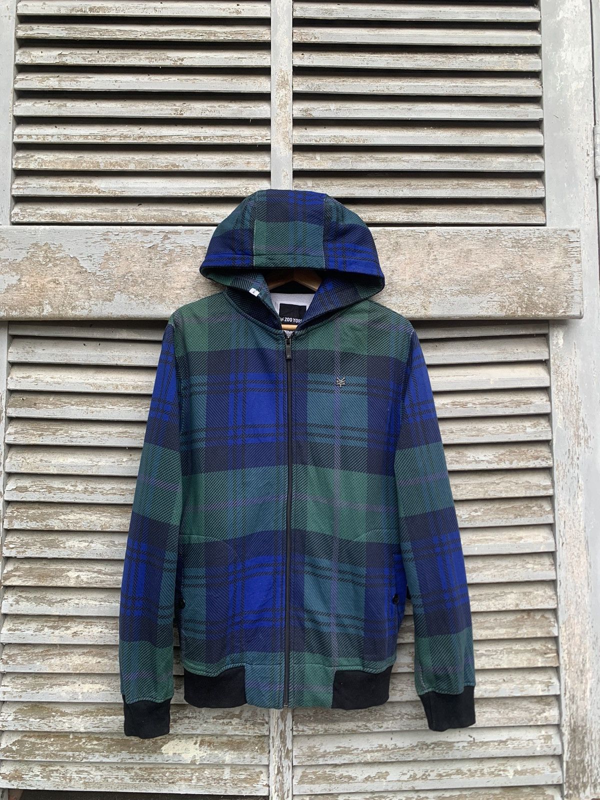 Zoo York Vintage Zoo york Flannels Design Zipper Hoodie Size US M / EU 48-50 / 2 - 2 Thumbnail
