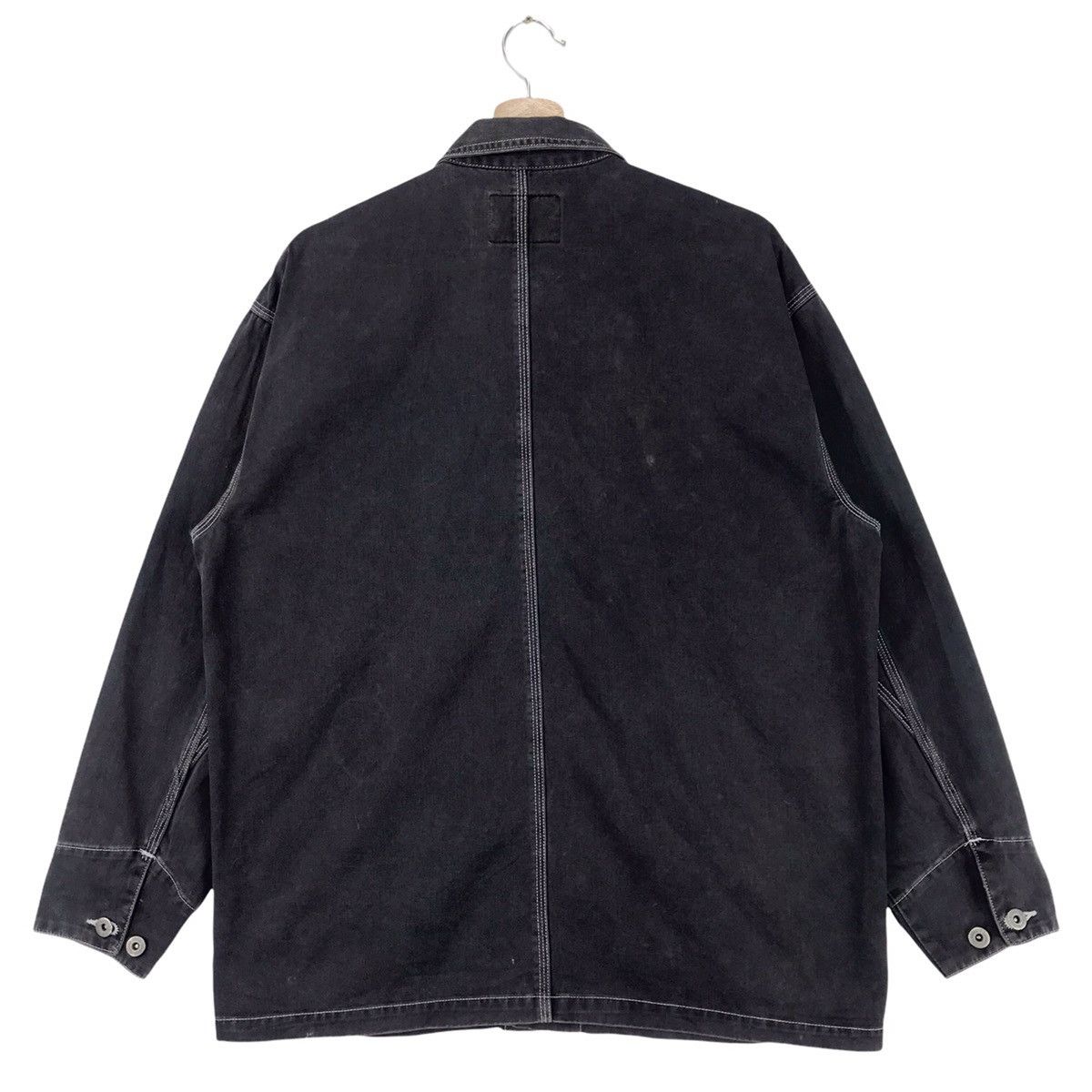 Big John × Vintage Big John Worker Denim Chore Jacket Size US L / EU 52-54 / 3 - 6 Thumbnail