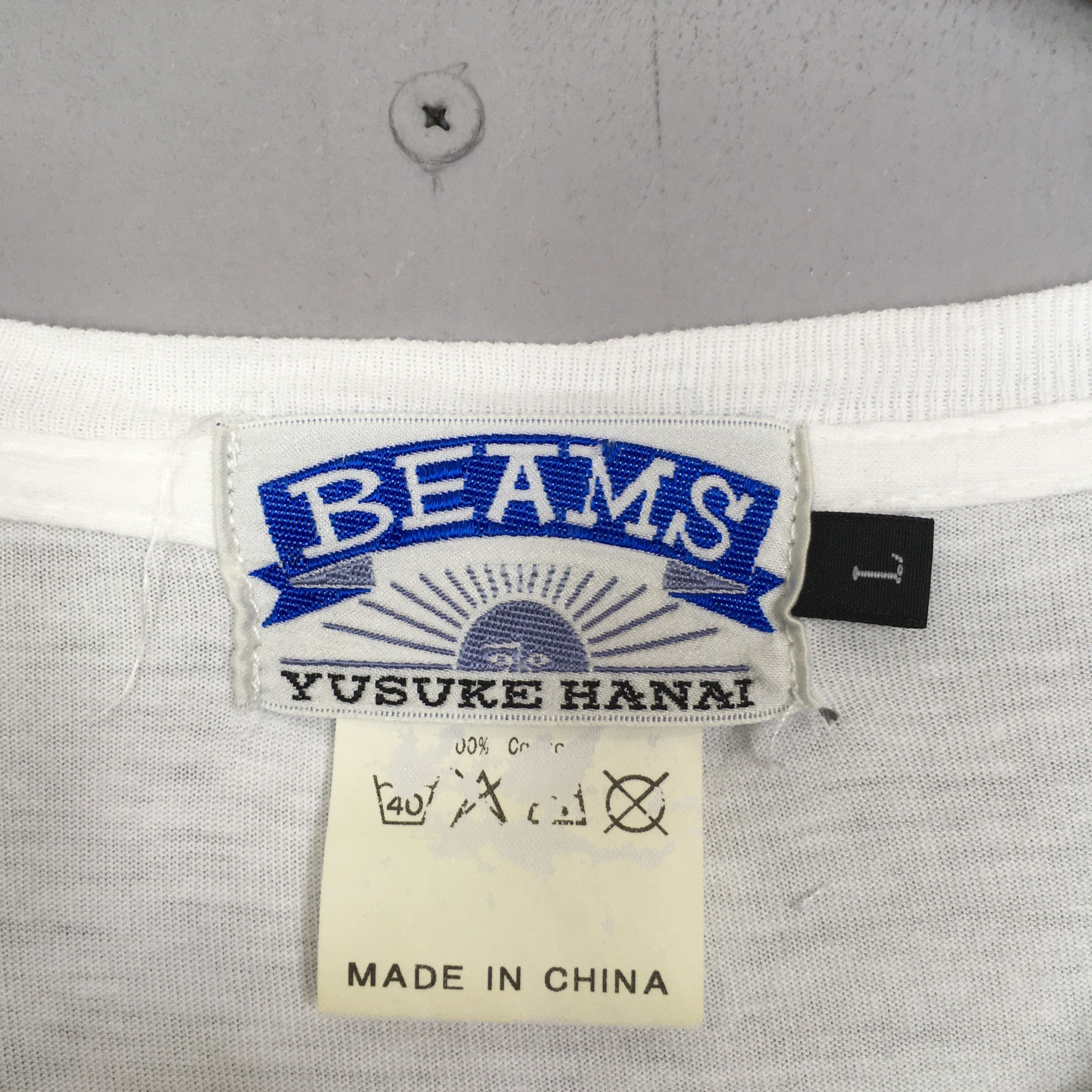 Beams Plus × Japanese Brand × Vintage Vintage Beams x Yusuke Hanai Japan Pullover T Shirt Large Size US L / EU 52-54 / 3 - 6 Thumbnail
