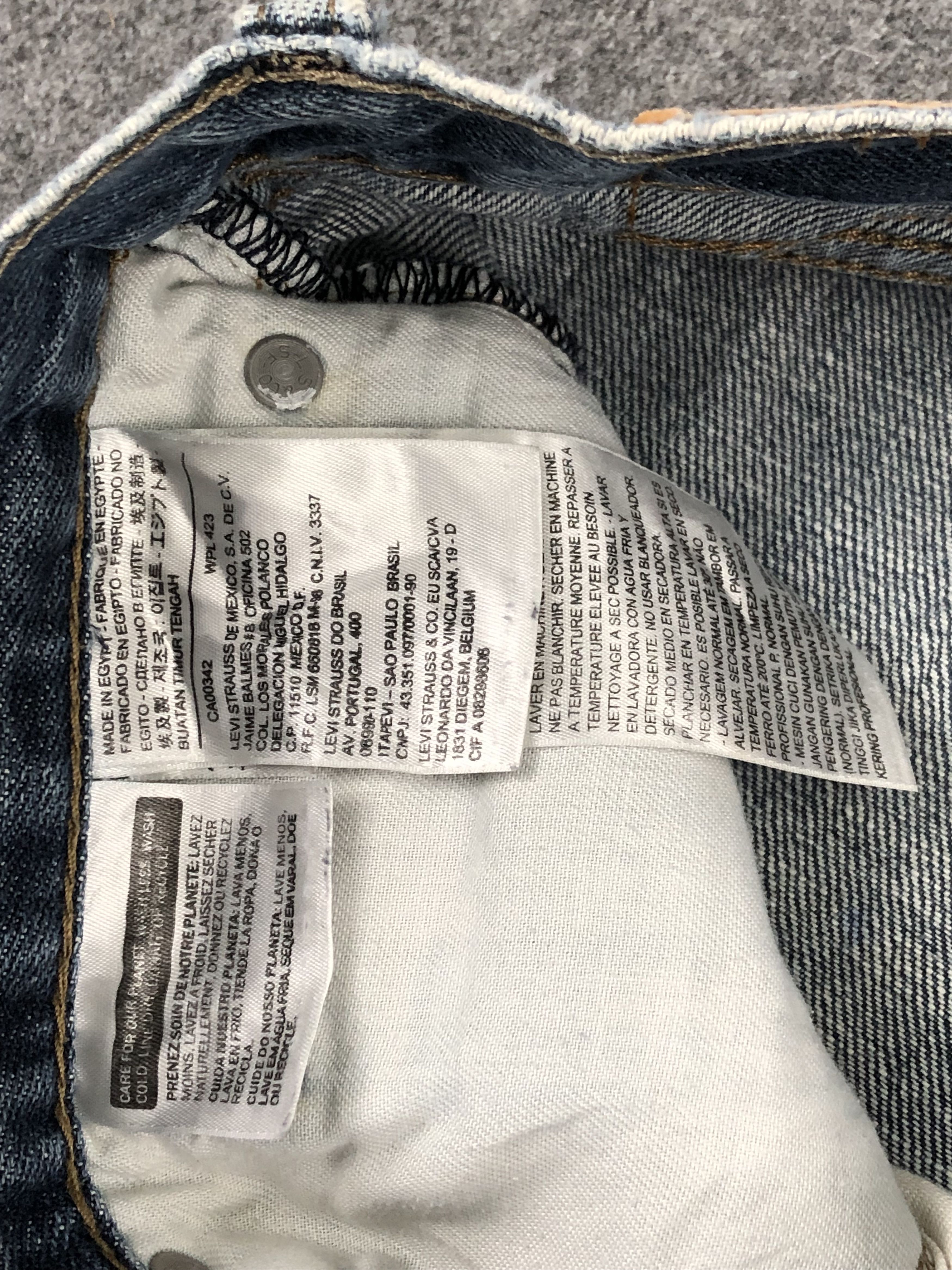Levi's Faded Blue Vintage Levis 514 Denim DP1487 Size US 32 / EU 48 - 11 Thumbnail