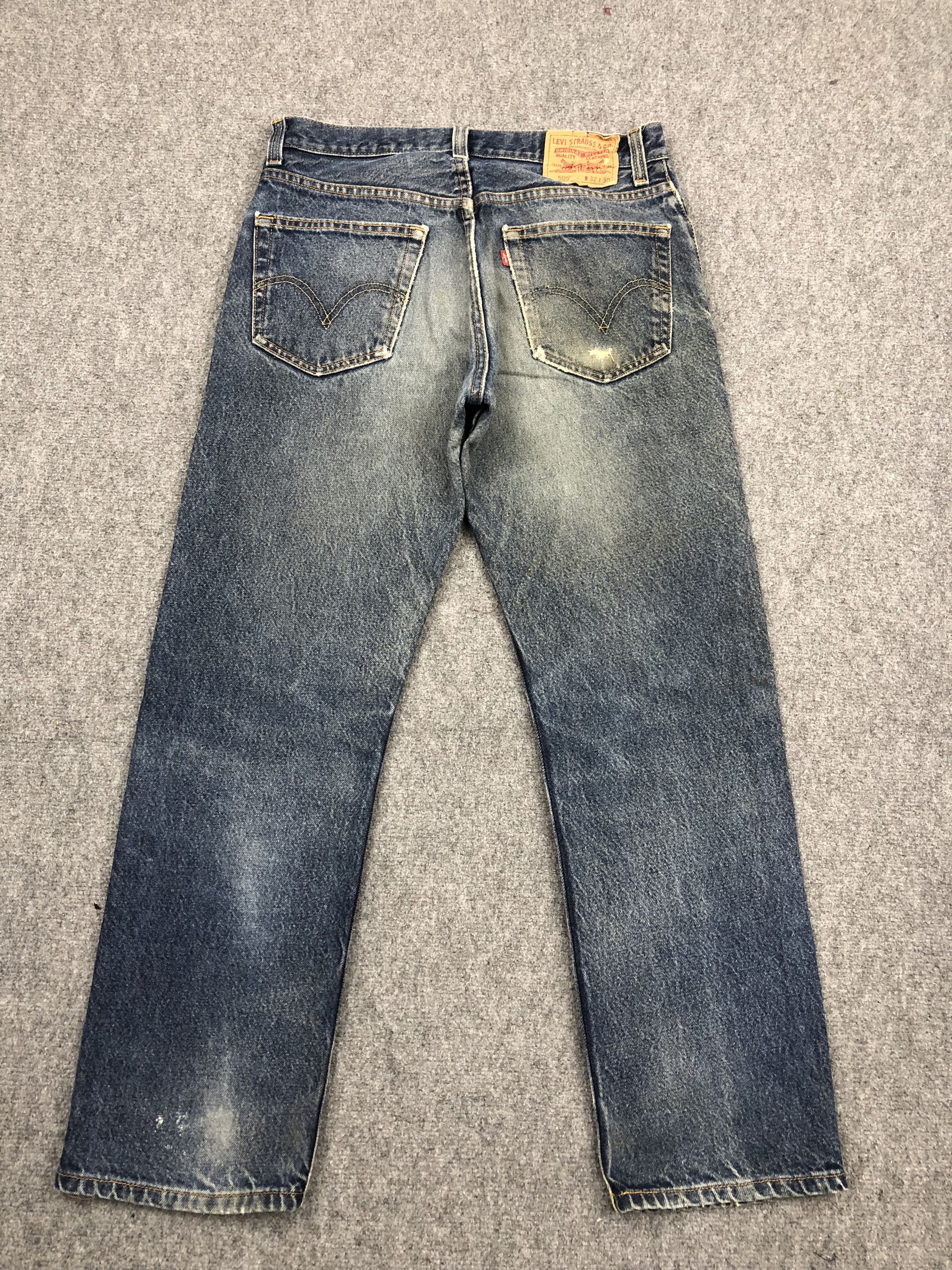 Levi's × Vintage Faded Blue Vintage Levis 505 Jeans DP1506 Size US 34 / EU 50 - 3 Thumbnail