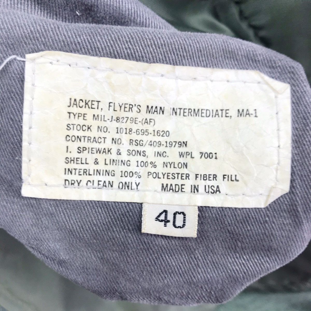 I. Spiewak And Sons × Vintage 80’s Spiewak and sons Reversible Flyers Bomber Jacket Size US L / EU 52-54 / 3 - 8 Thumbnail