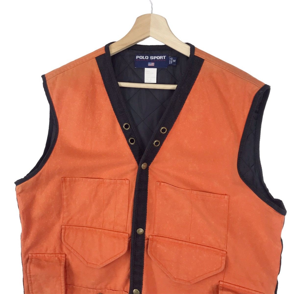 Polo Ralph Lauren × Ralph Lauren Vintage Polo Ralph Lauren Canvas Multi Pocket Vest Size US M / EU 48-50 / 2 - 4 Thumbnail