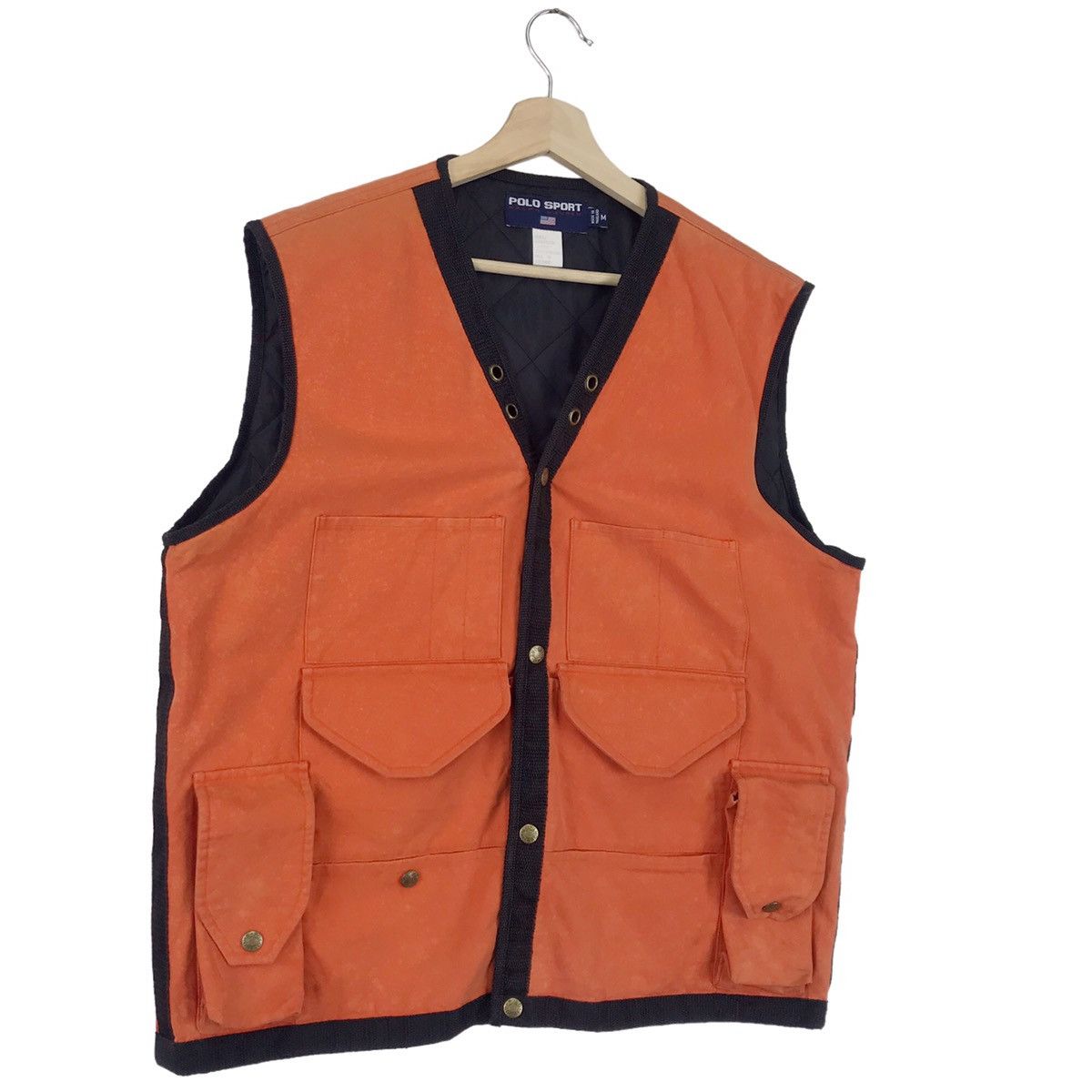 Polo Ralph Lauren × Ralph Lauren Vintage Polo Ralph Lauren Canvas Multi Pocket Vest Size US M / EU 48-50 / 2 - 3 Thumbnail