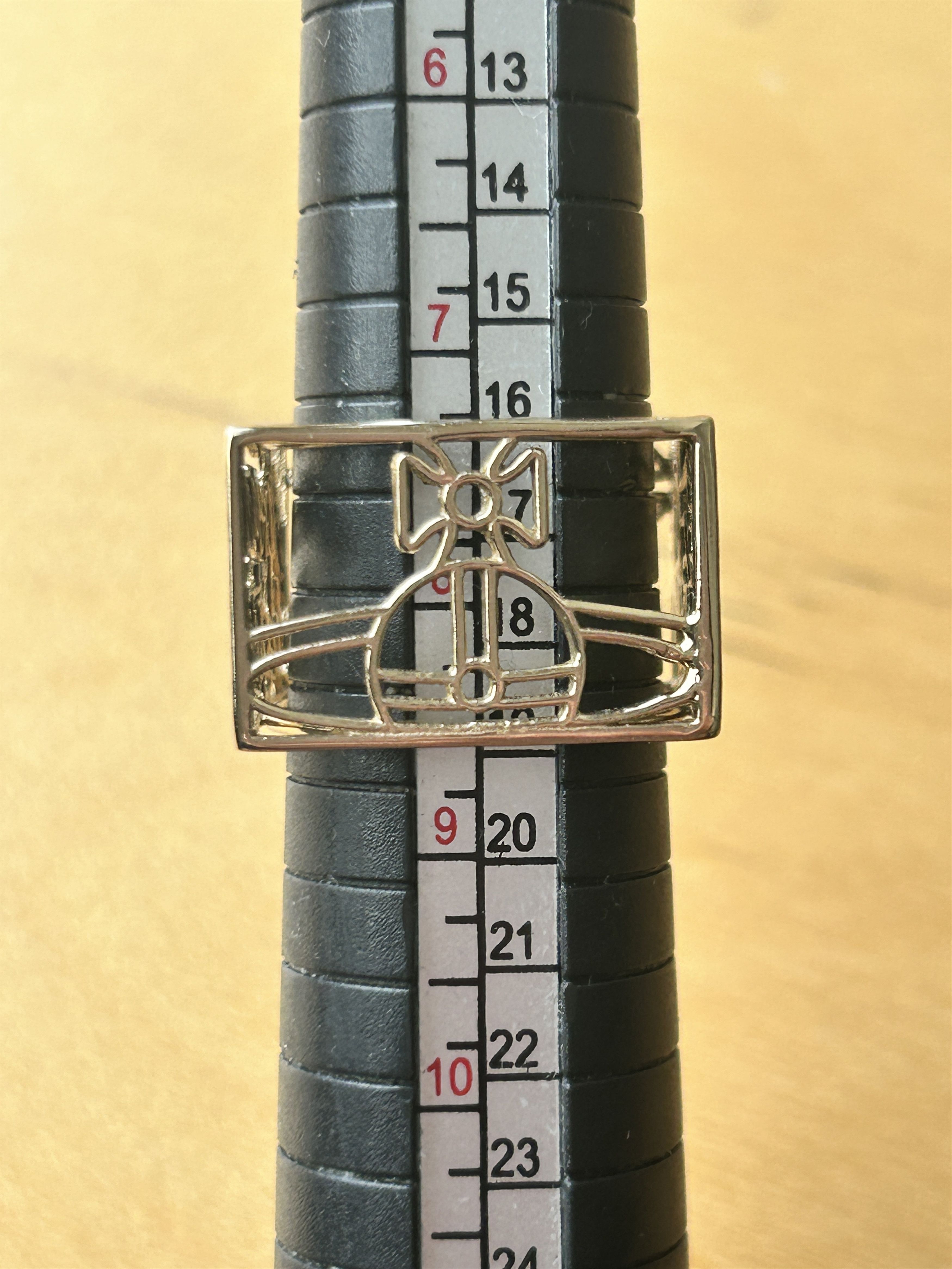 Vivienne Westwood Hollow 4 Sided Ring w/ 4 Different logos / Vibes Size ONE SIZE - 7 Thumbnail