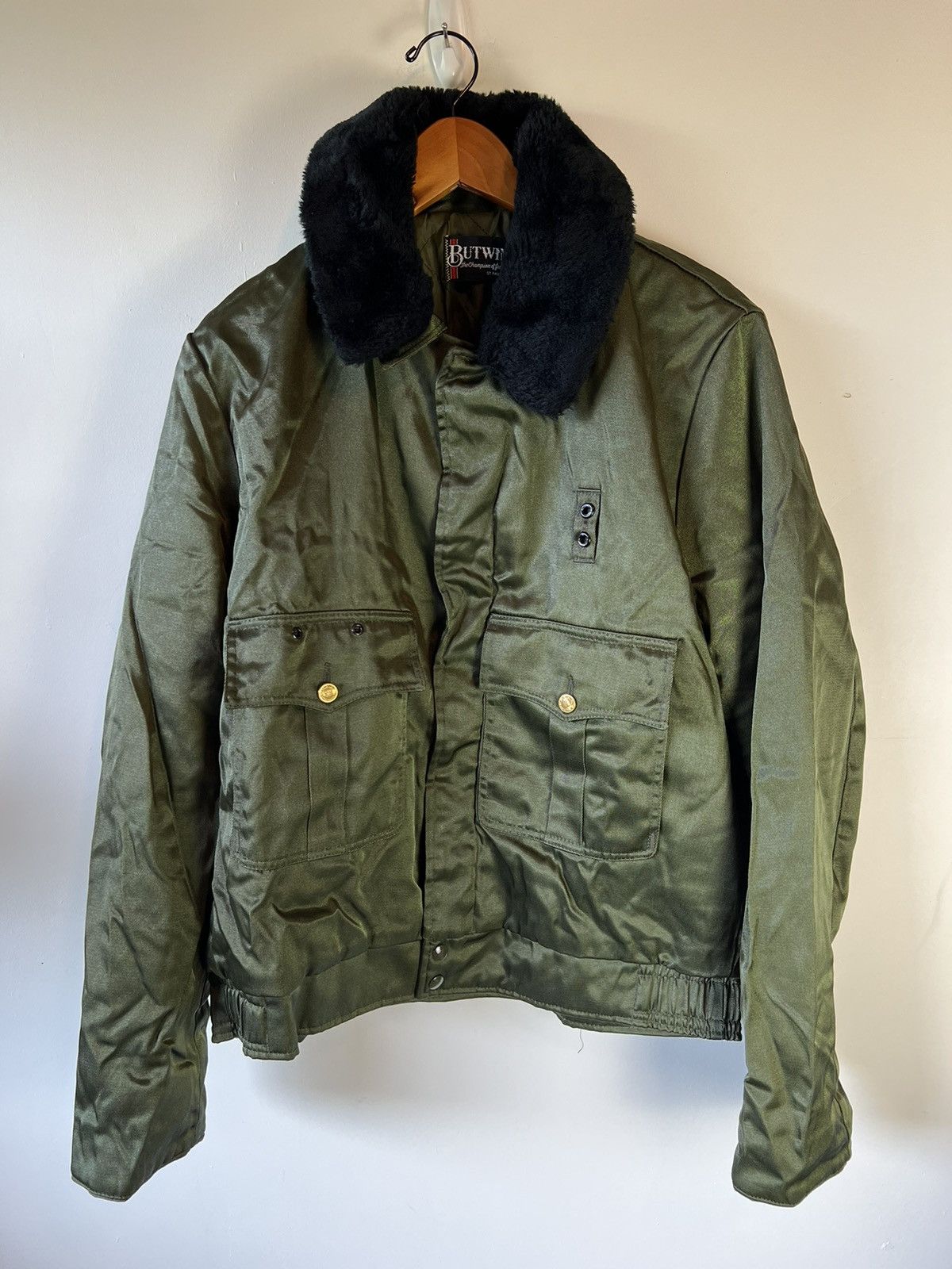 Vintage Vintage Butwin Bomber Fur Jacket Size US L / EU 52-54 / 3 - 1 Thumbnail