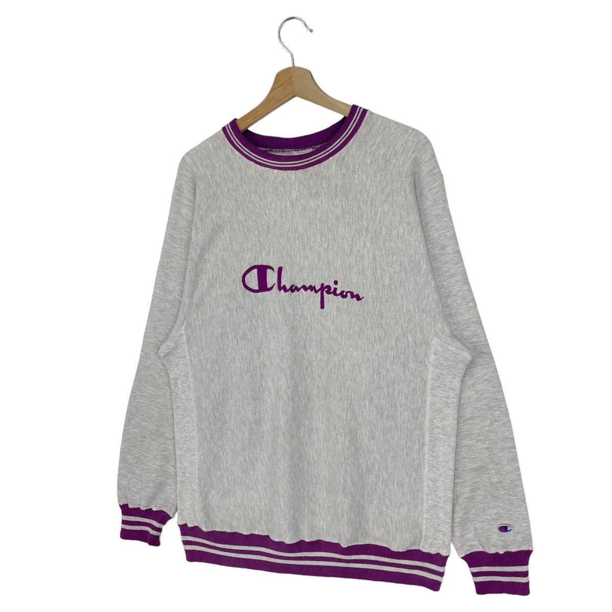 Champion × Vintage Vintage Champion Reverse Weave Strike Colour Sweatshirts Size US M / EU 48-50 / 2 - 2 Thumbnail