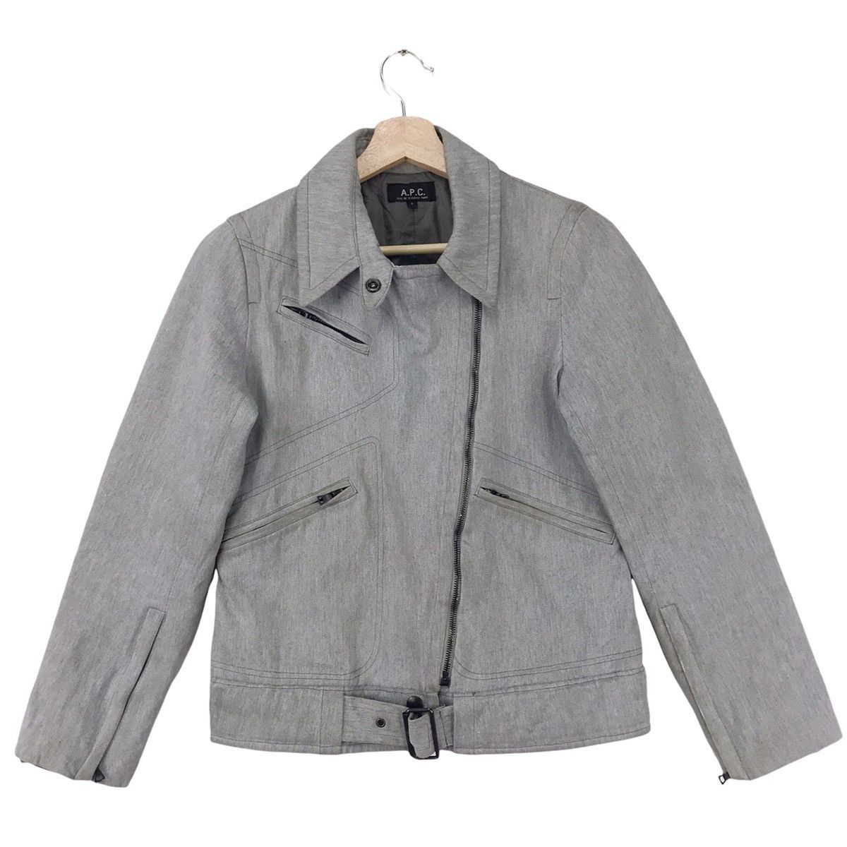 A.P.C. A.P.C Double Collar Riders Jacket Size US M / EU 48-50 / 2 - 1 Thumbnail