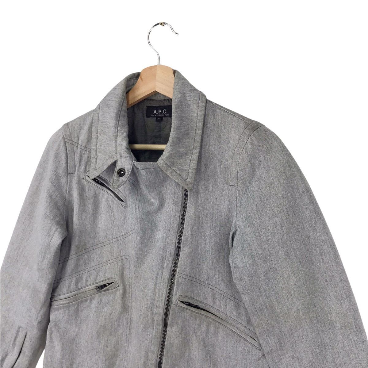 A.P.C. A.P.C Double Collar Riders Jacket Size US M / EU 48-50 / 2 - 4 Thumbnail