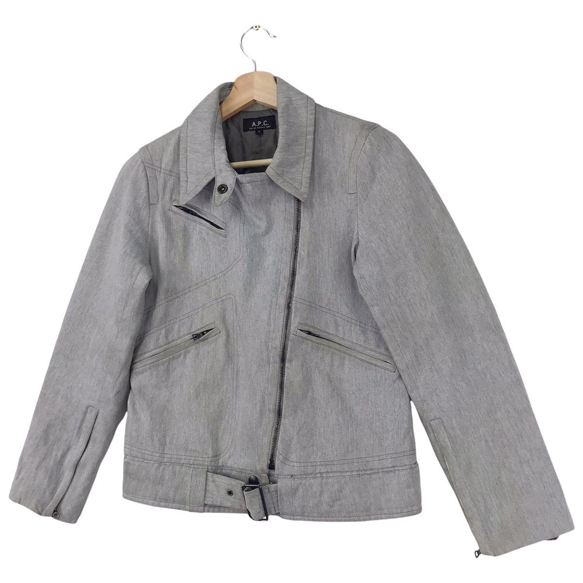 A.P.C. A.P.C Double Collar Riders Jacket Size US M / EU 48-50 / 2 - 2 Thumbnail