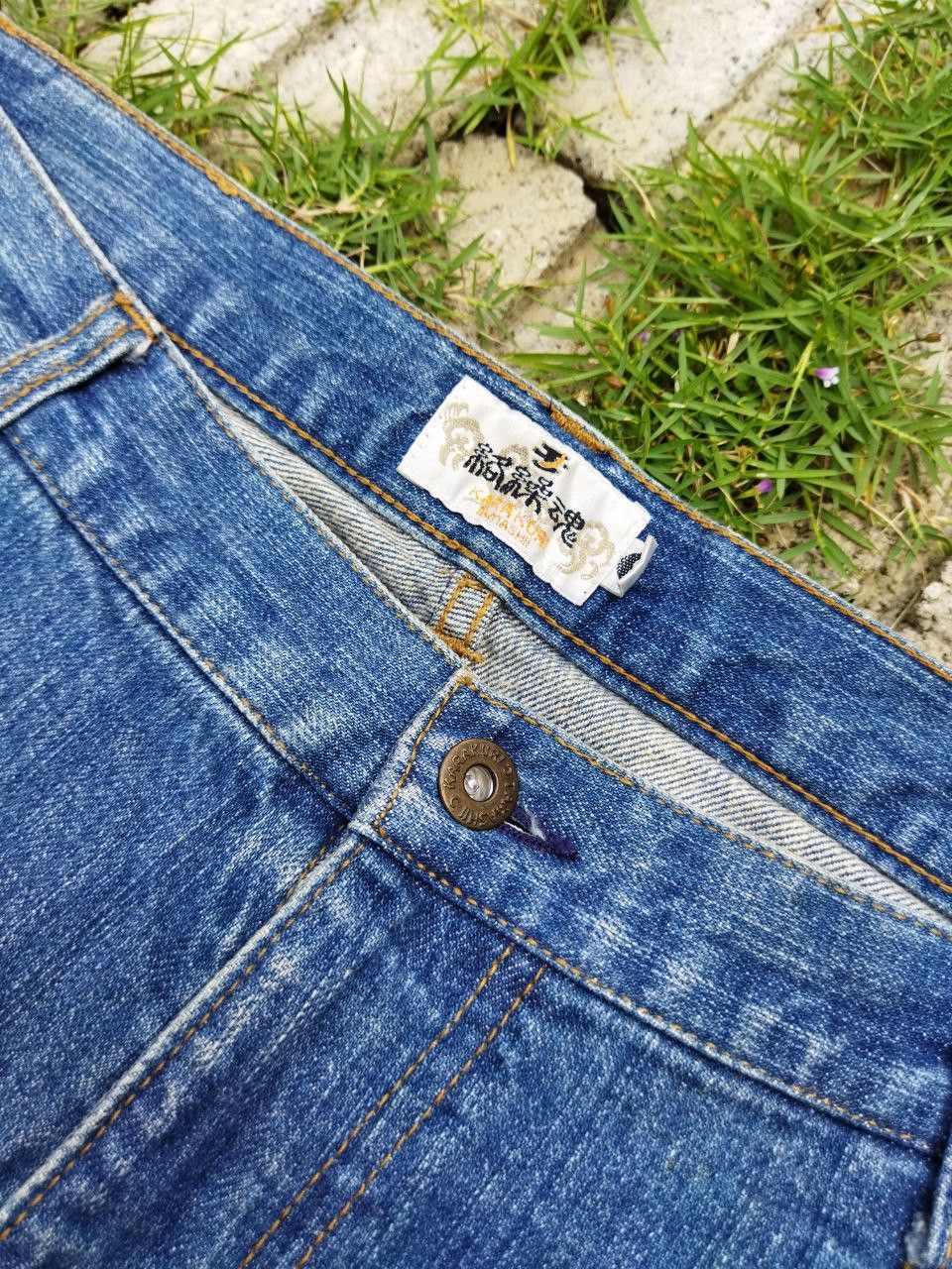 Karakuri Tamashii Vintage Karakuri Tamashi Japan Sukajan 7 Pocket Jeans Size US 38 / EU 54 - 9 Thumbnail