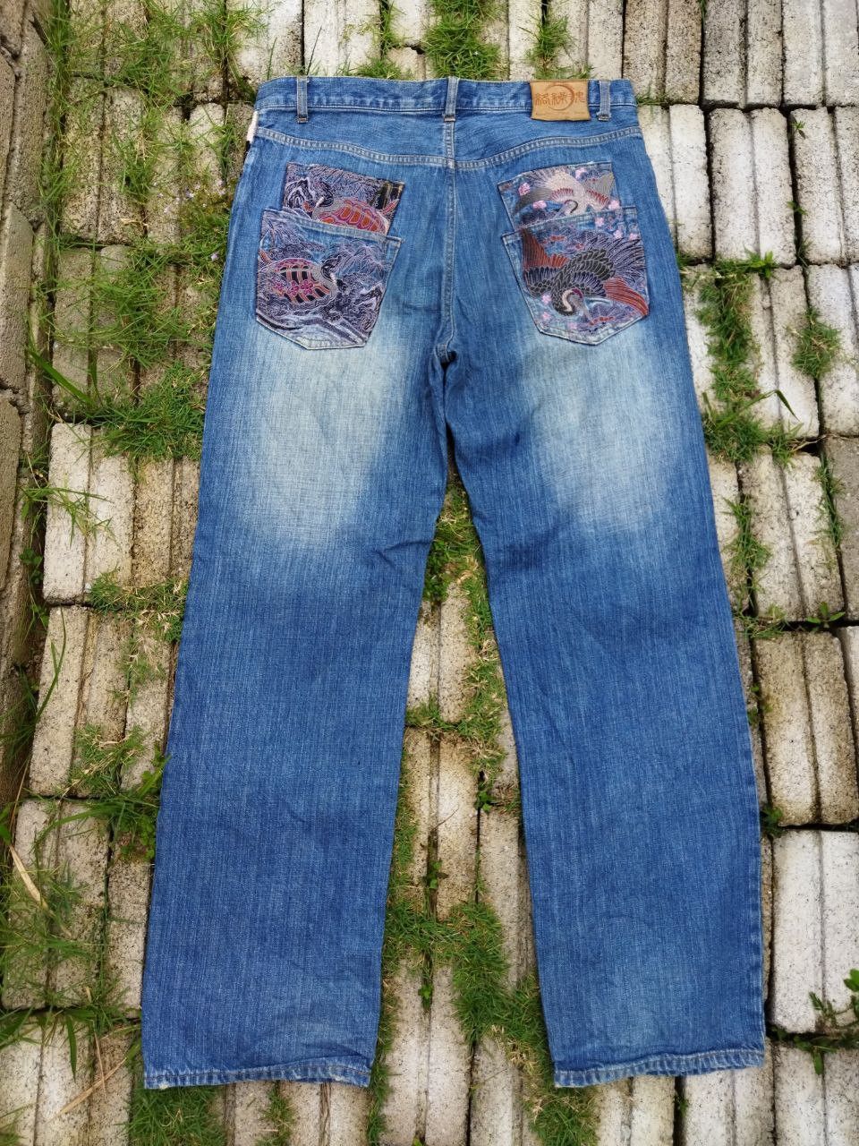 Karakuri Tamashii Vintage Karakuri Tamashi Japan Sukajan 7 Pocket Jeans Size US 38 / EU 54 - 1 Thumbnail