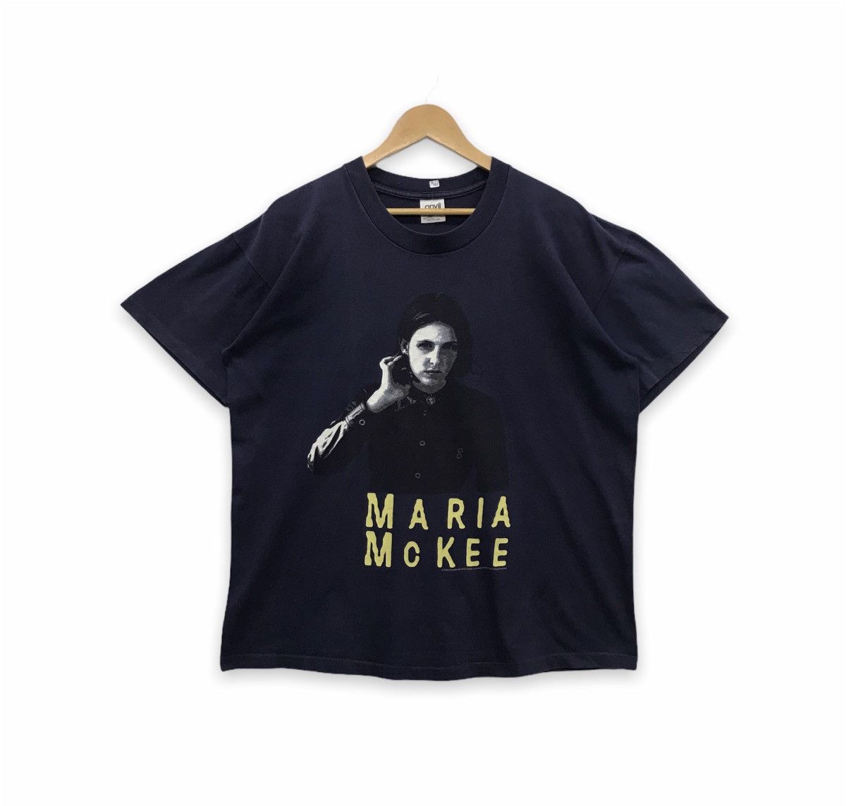 Anvil × Band Tees × Vintage Rare!! Vintage Maria Mc Kee American Singer 1994 by Brockum Size US L / EU 52-54 / 3 - 1 Thumbnail