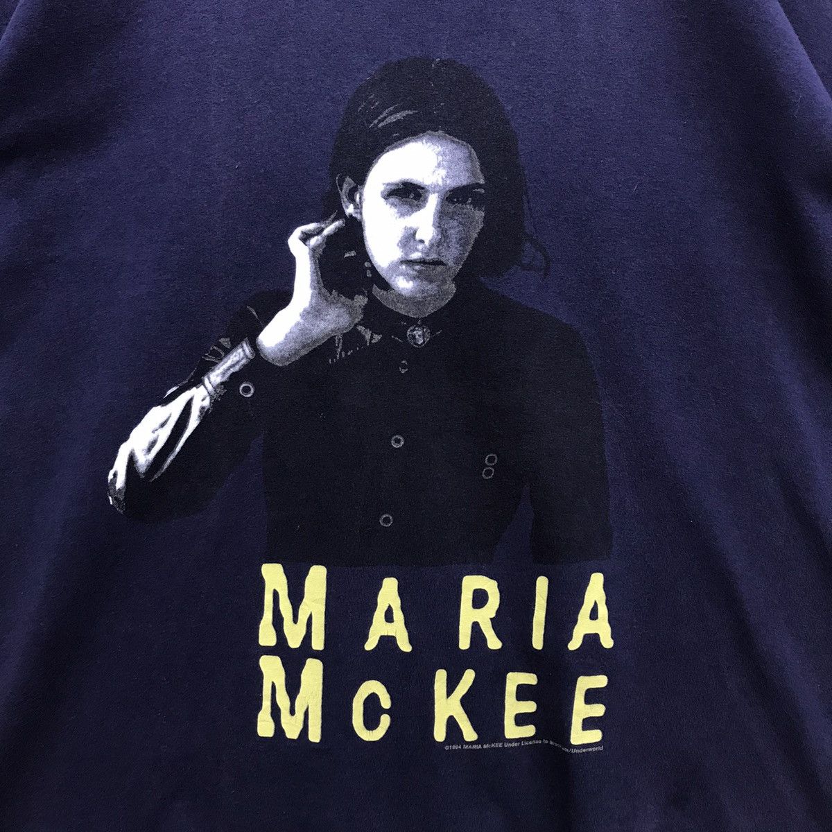 Anvil × Band Tees × Vintage Rare!! Vintage Maria Mc Kee American Singer 1994 by Brockum Size US L / EU 52-54 / 3 - 7 Thumbnail