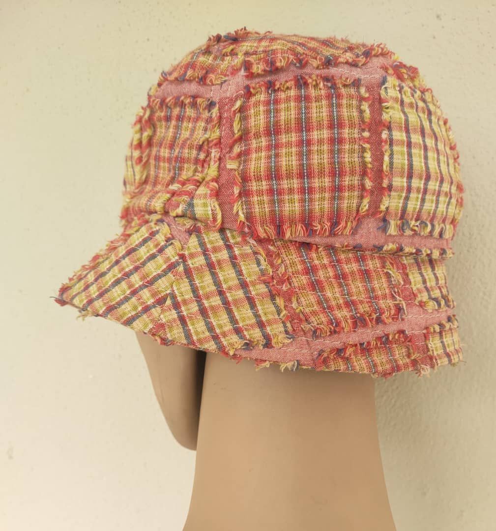Japanese Brand Patchwork Bucket Size ONE SIZE - 4 Thumbnail