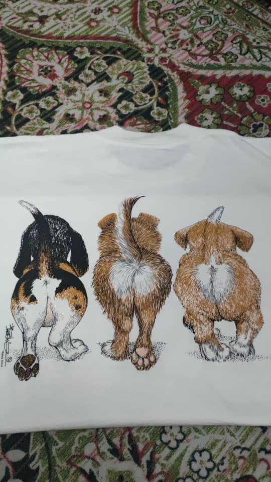 Gildan Vintage Gildan Dogs T Size US L / EU 52-54 / 3 - 3 Thumbnail