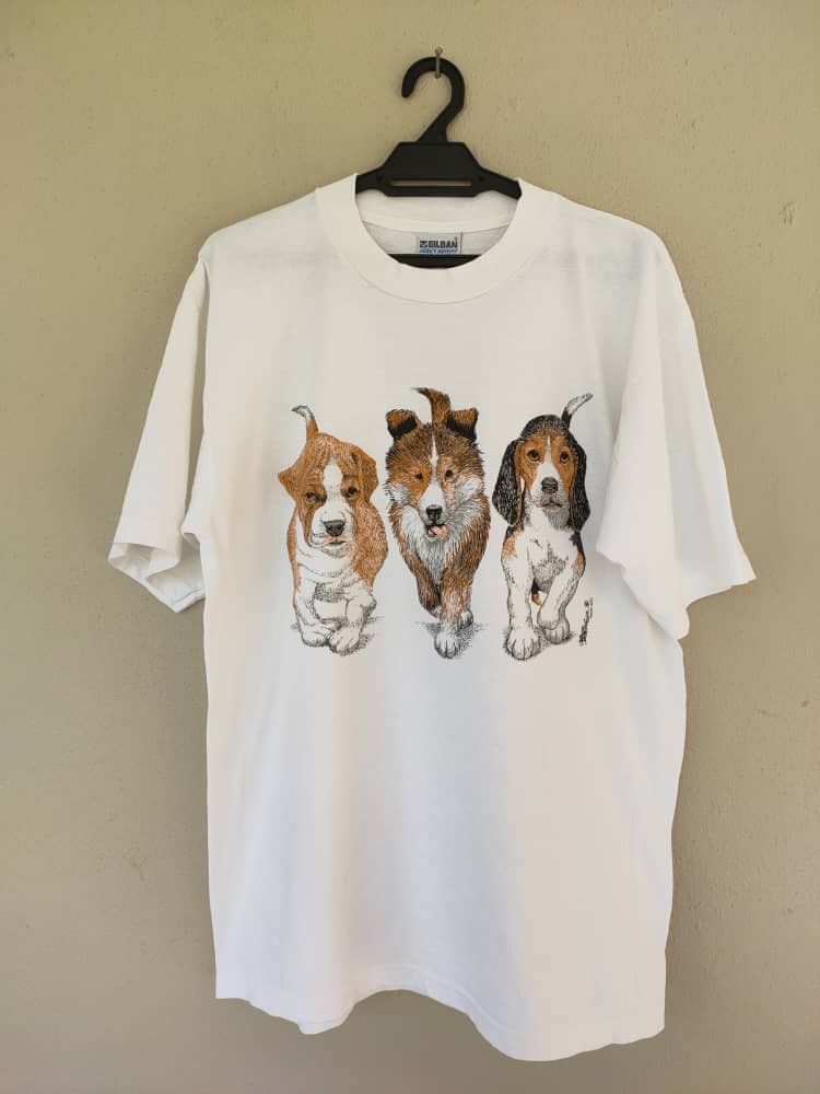 Gildan Vintage Gildan Dogs T Size US L / EU 52-54 / 3 - 1 Thumbnail