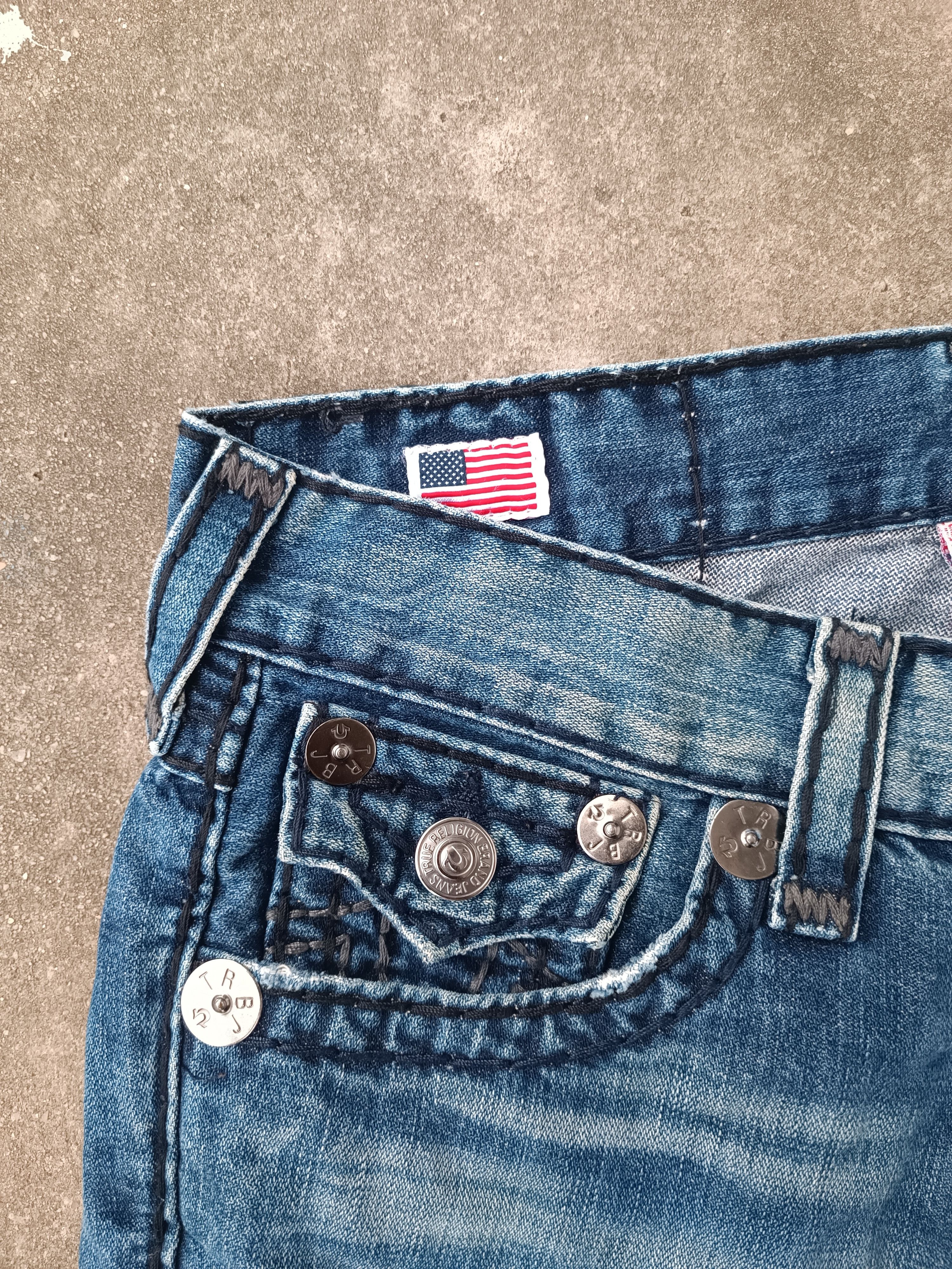 True Religion True Religion Ricky Super T Jeans Size US 32 / EU 48 - 5 Thumbnail