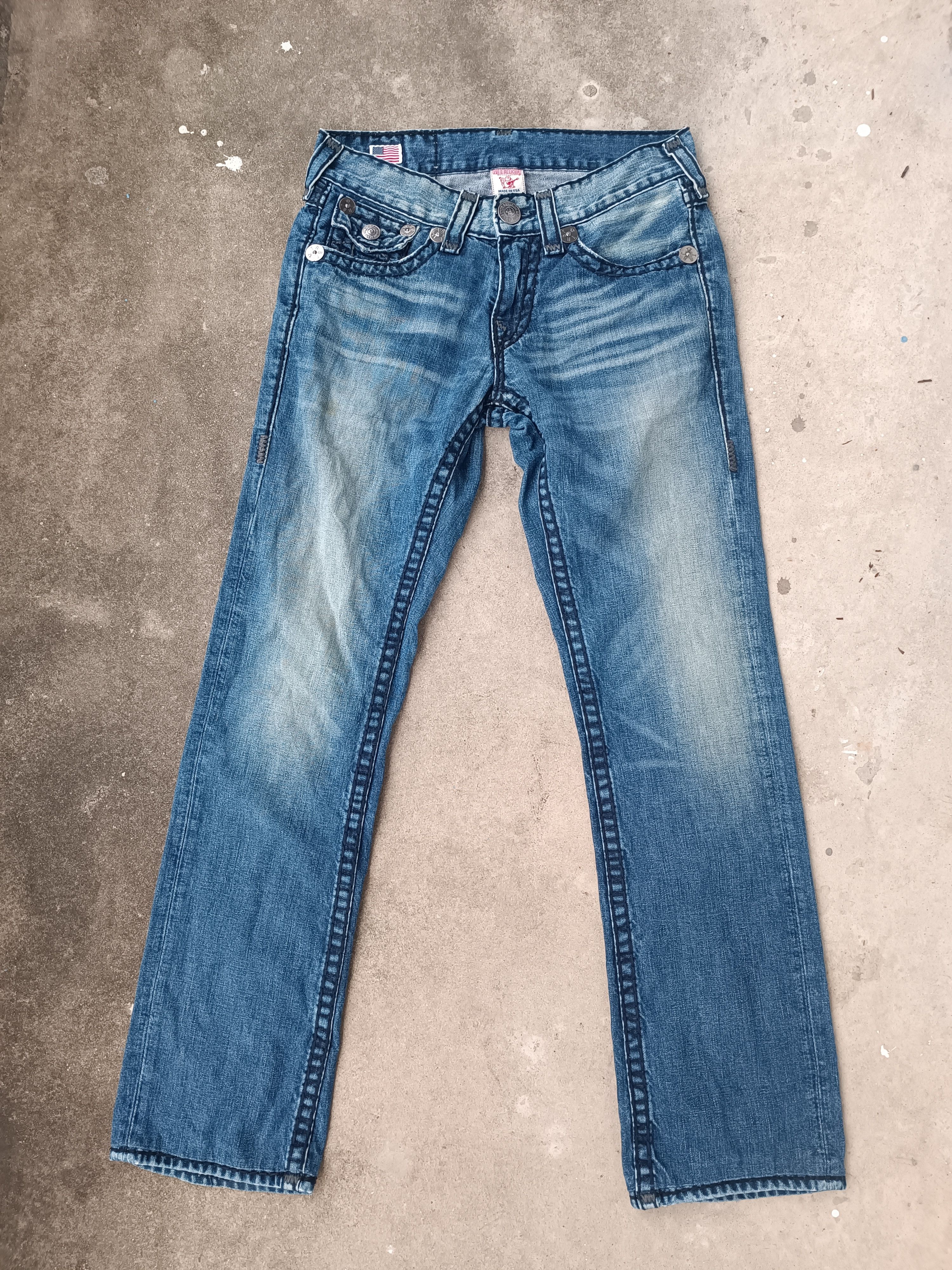 True Religion True Religion Ricky Super T Jeans Size US 32 / EU 48 - 2 Thumbnail