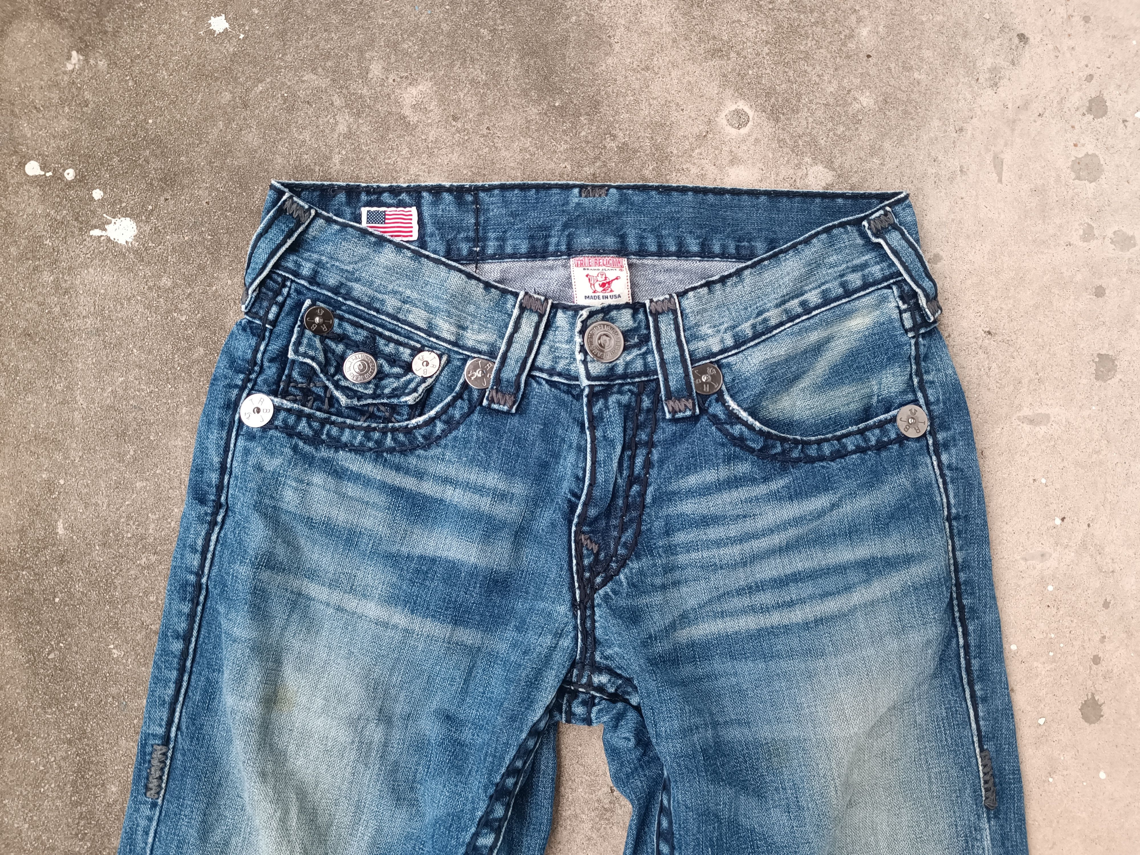 True Religion True Religion Ricky Super T Jeans Size US 32 / EU 48 - 4 Thumbnail