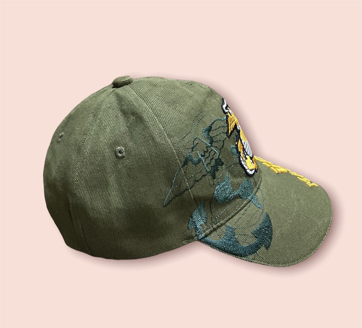 Vintage Vintage Us Marine Cap Size ONE SIZE - 3 Thumbnail