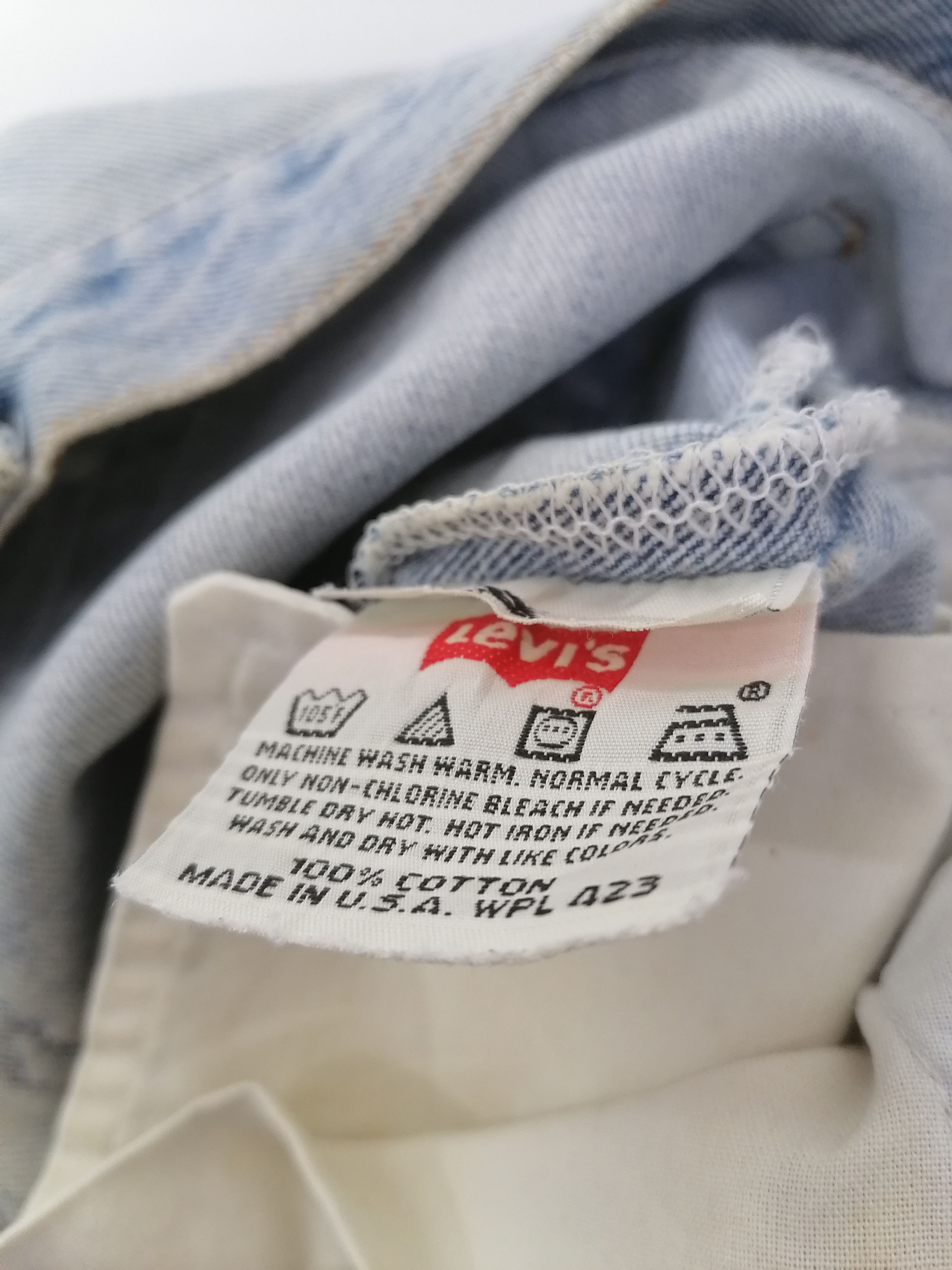 Other 524 Levi's Optimist Rare Fly Button Denim Jeans Size US 30 / EU 46 - 6 Thumbnail