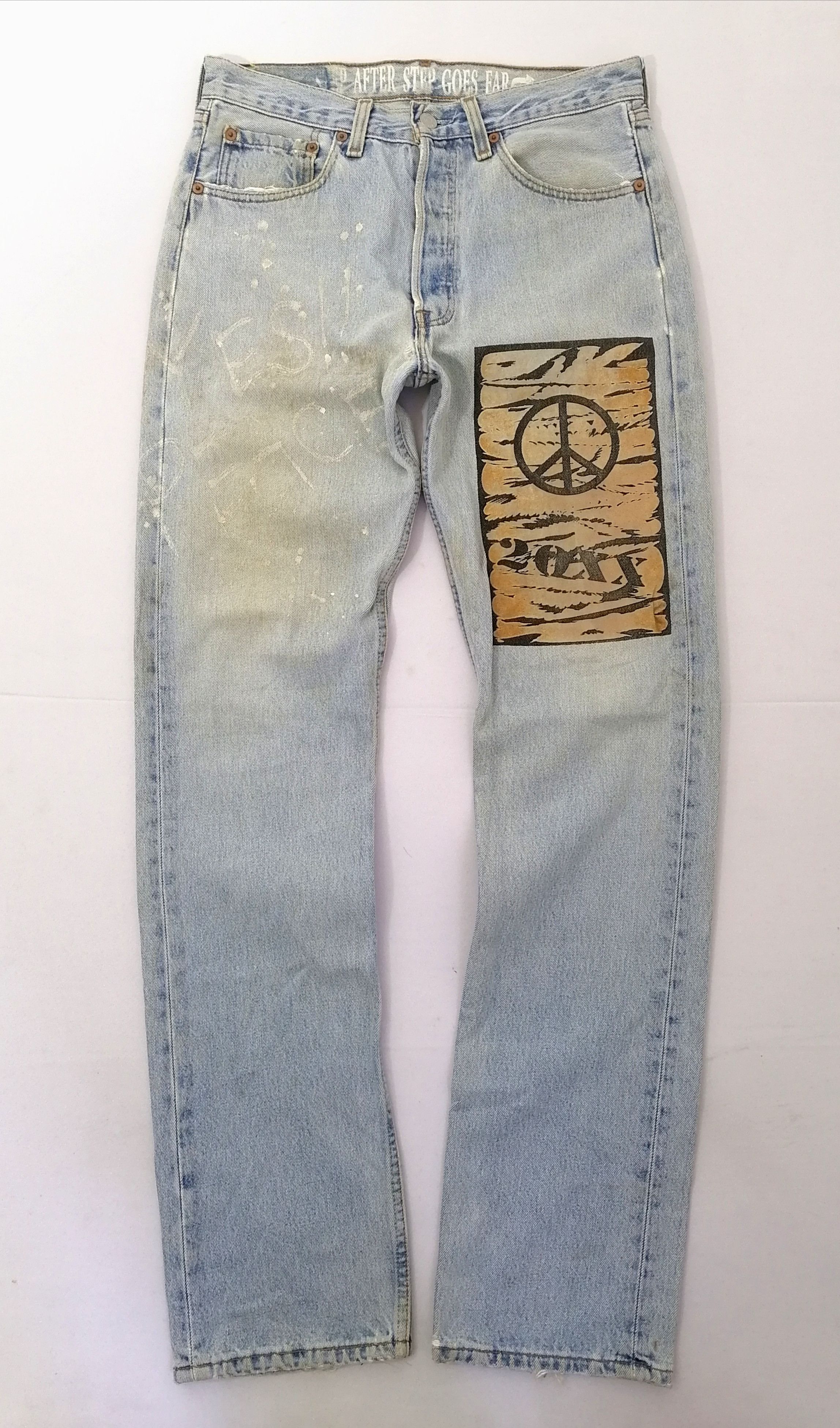 Other 524 Levi's Optimist Rare Fly Button Denim Jeans Size US 30 / EU 46 - 1 Thumbnail