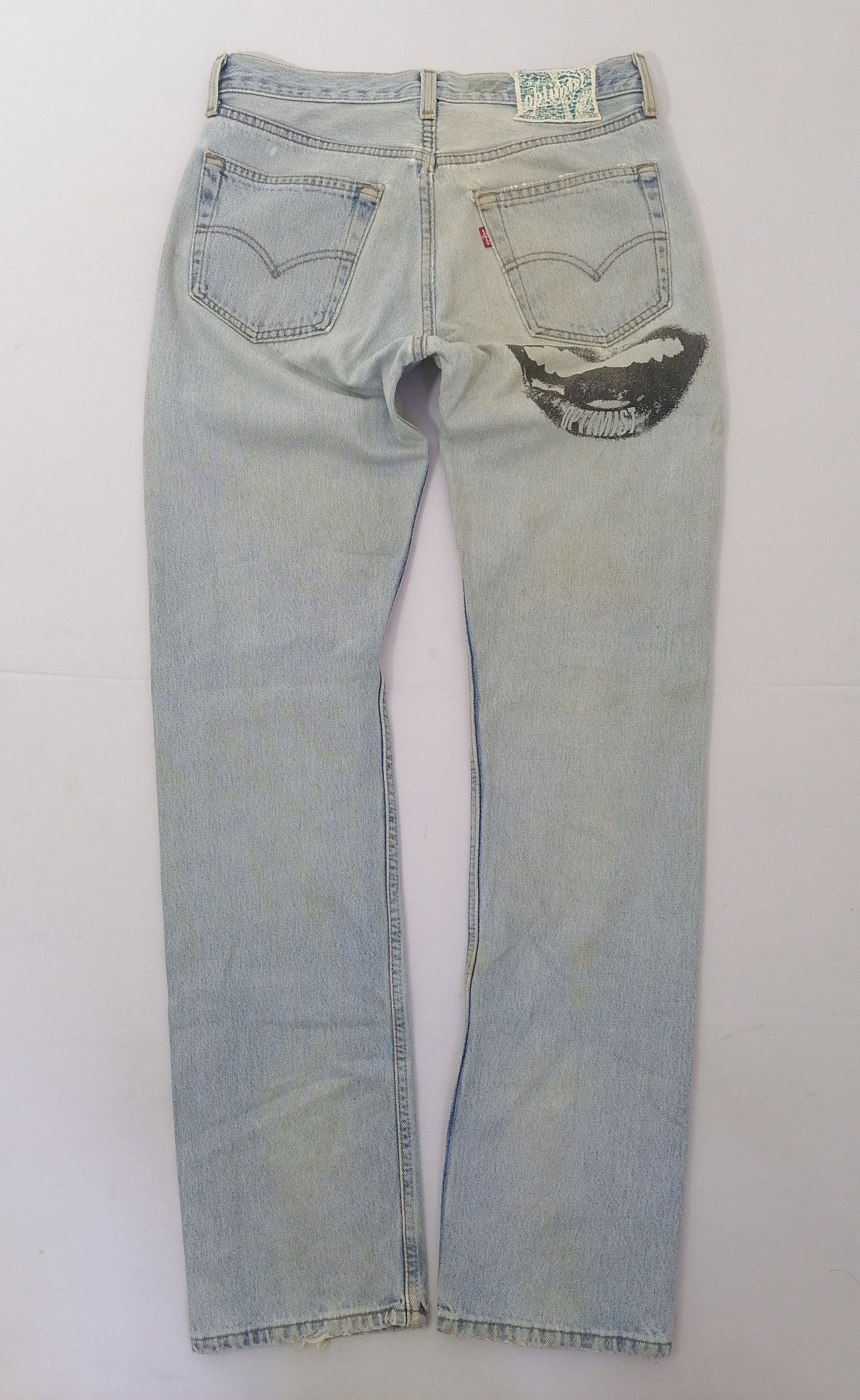 Other 524 Levi's Optimist Rare Fly Button Denim Jeans Size US 30 / EU 46 - 3 Thumbnail