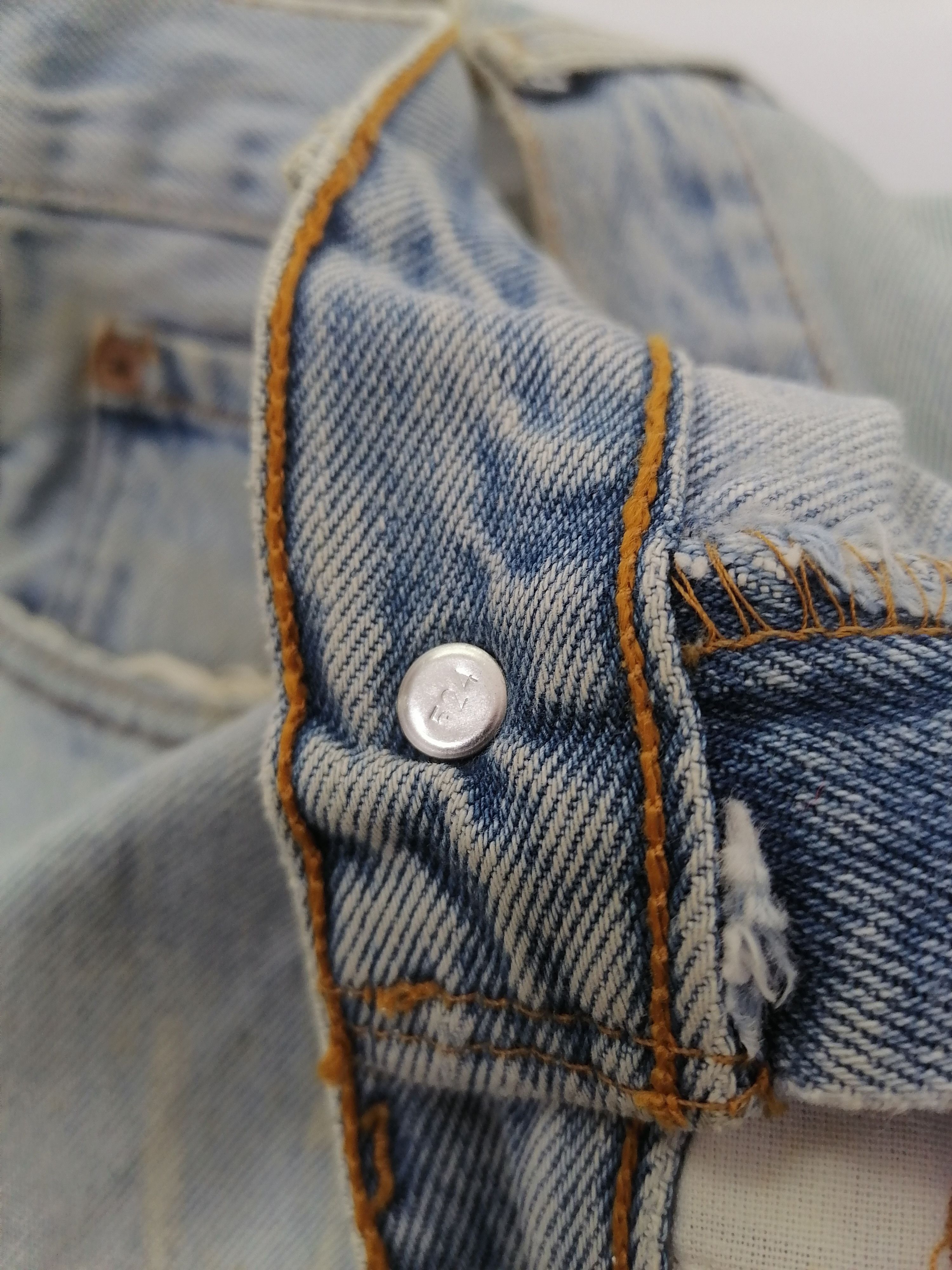 Other 524 Levi's Optimist Rare Fly Button Denim Jeans Size US 30 / EU 46 - 4 Thumbnail