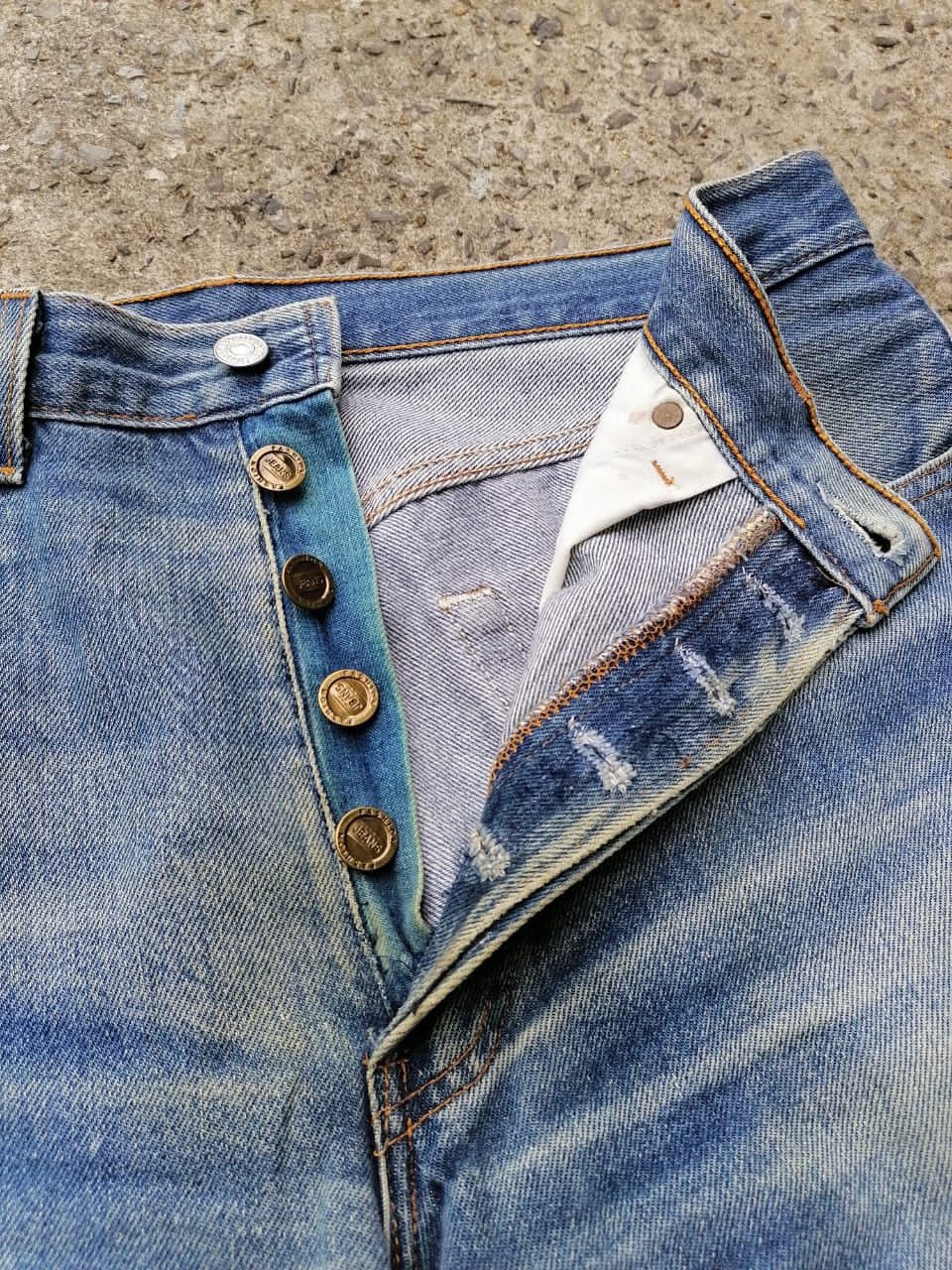 Levi's × Levi's Vintage Clothing Levi's Strauss Fly Button Denim Jeans Size US 33 - 5 Thumbnail
