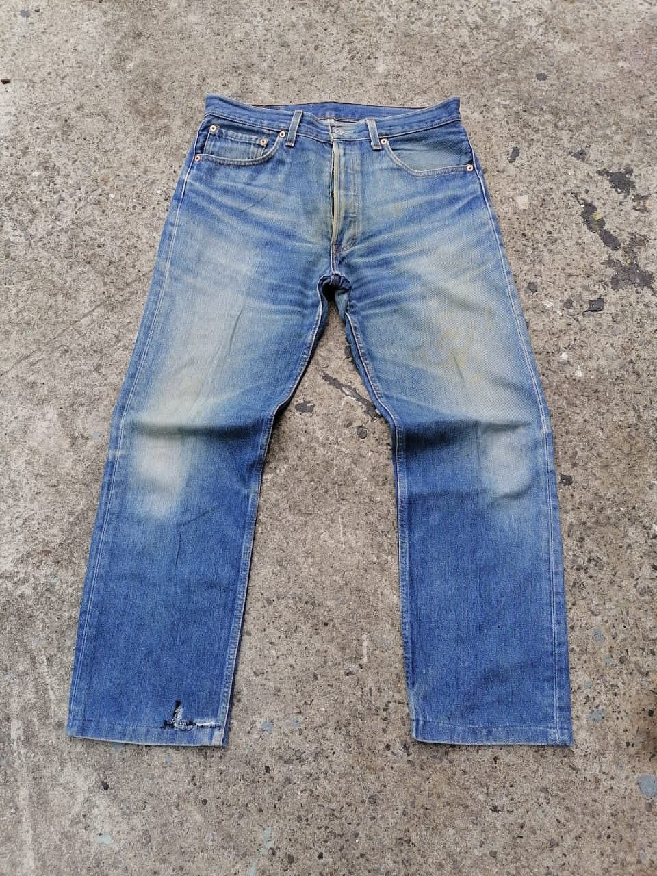 Levi's × Levi's Vintage Clothing Levi's Strauss Fly Button Denim Jeans Size US 33 - 1 Thumbnail